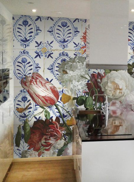 keuken behang