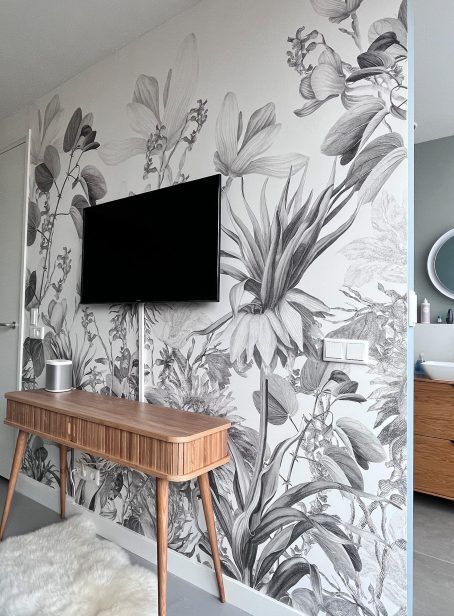 pentekeningen op behang