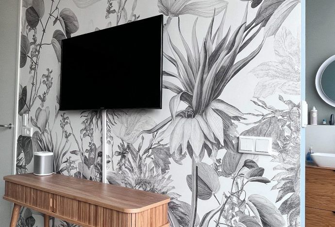 pentekeningen op behang
