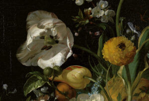 Bloemen behang Rachel Ruysch