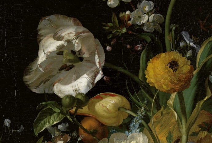 Bloemen behang Rachel Ruysch