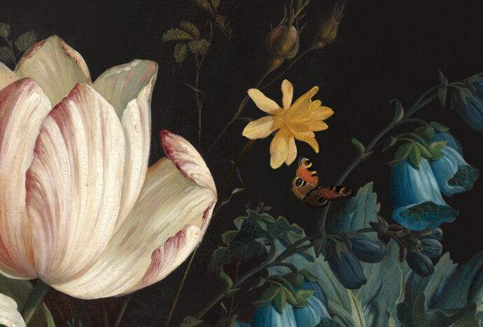 bloemstilleven behang