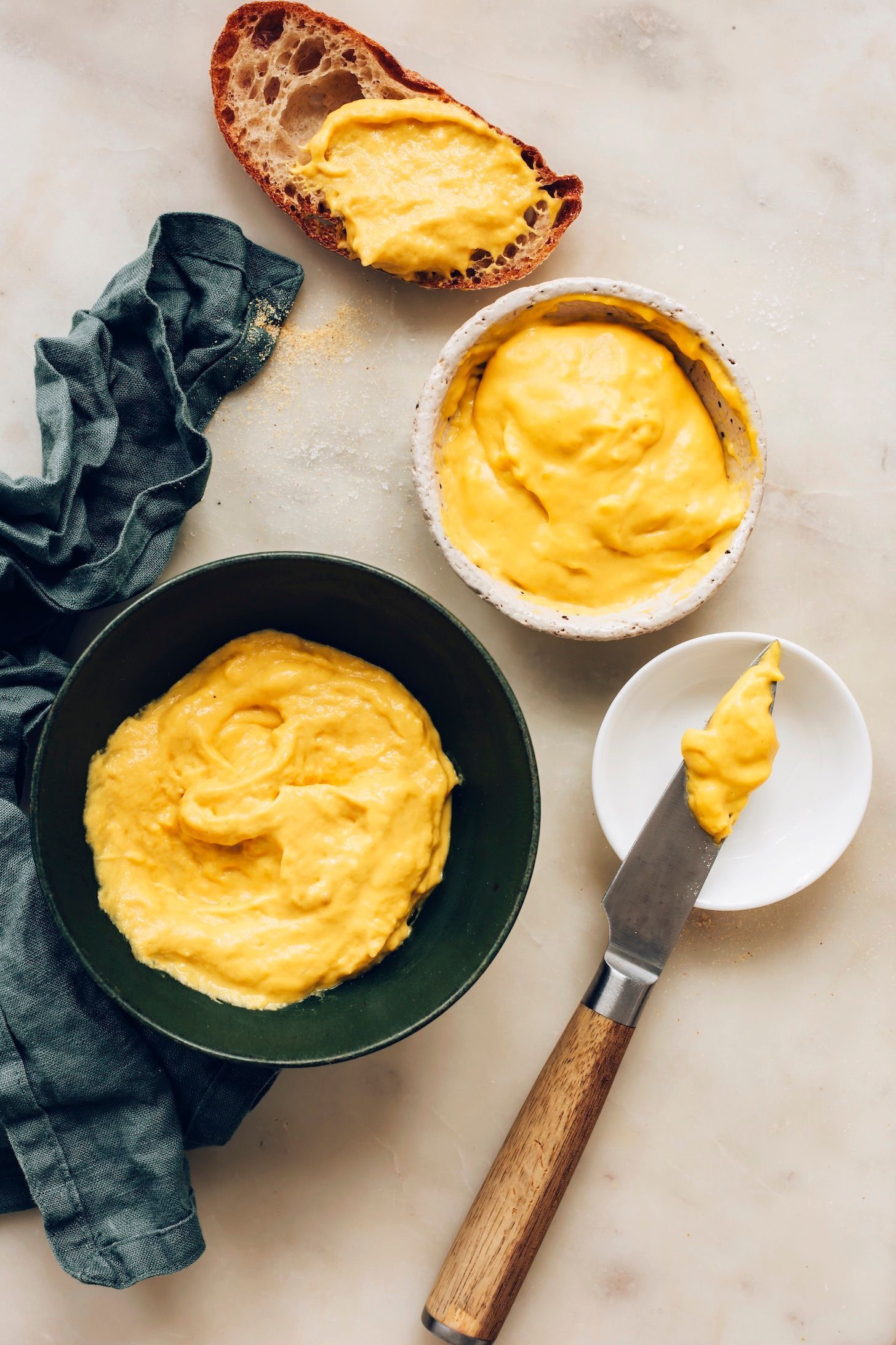 Easy Vegan Cheddar Cheese Spread image