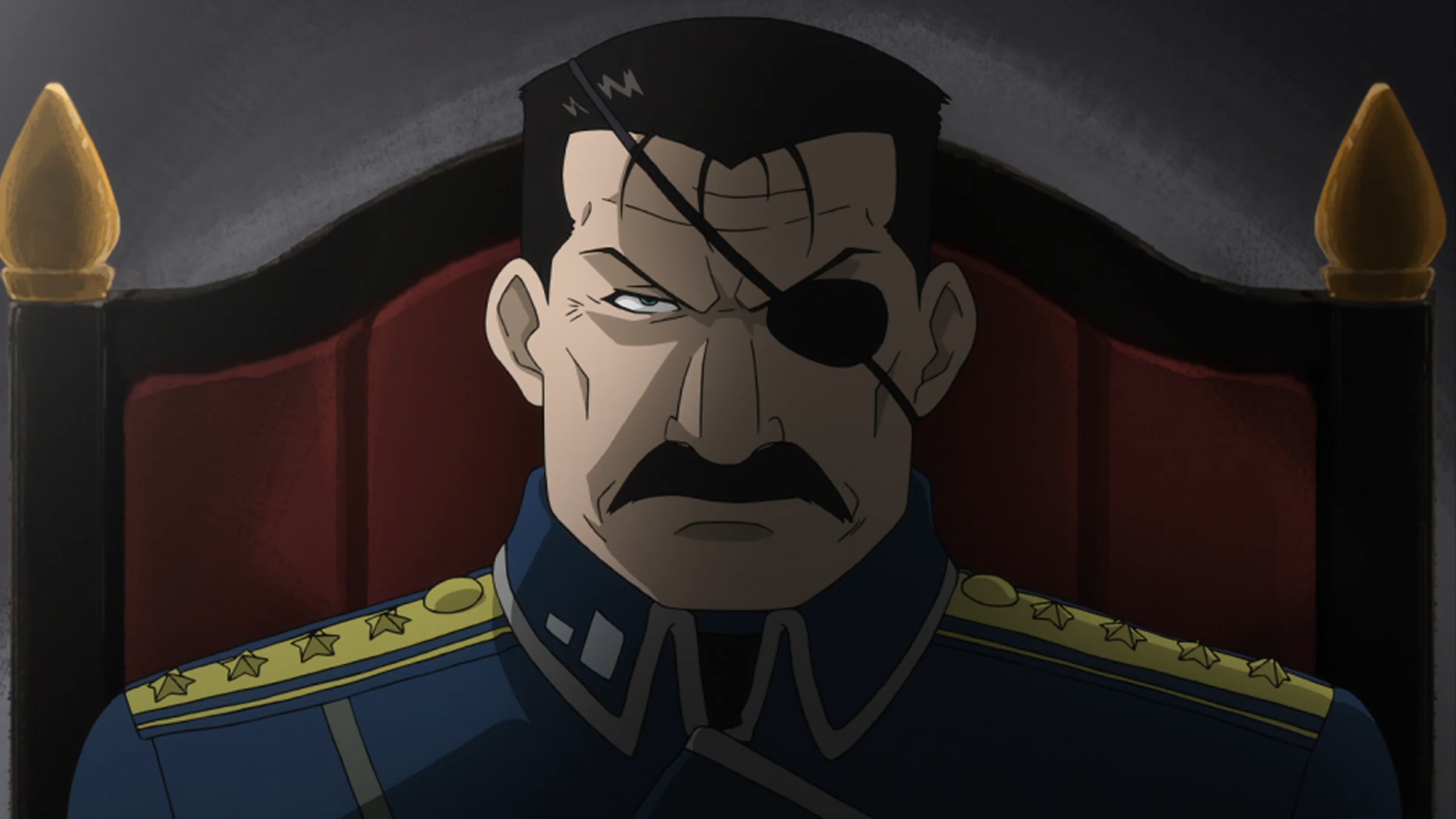 A stern-looking military leader with an eyepatch