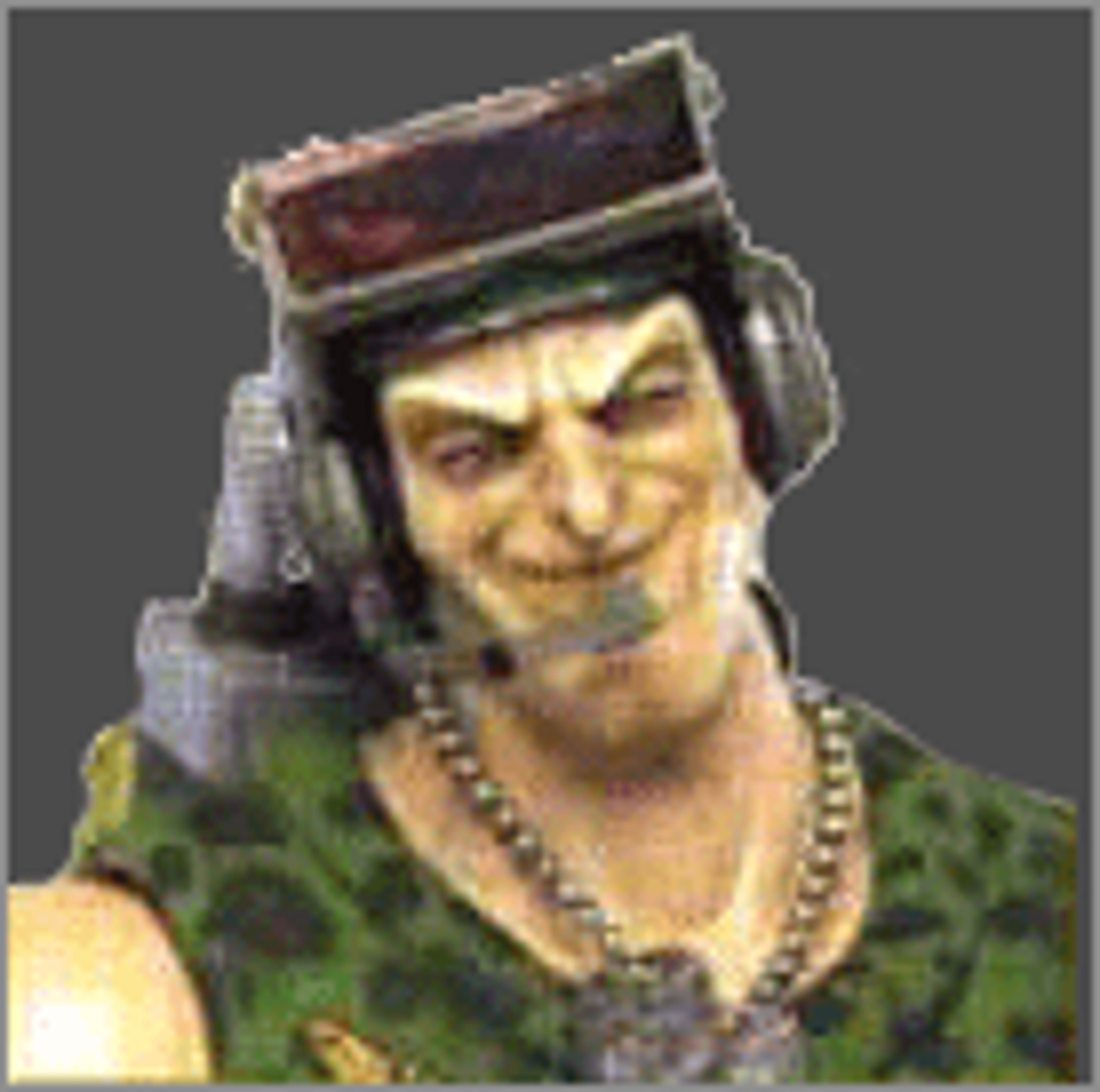 A detailed character model of a military communications specialist named Link Static