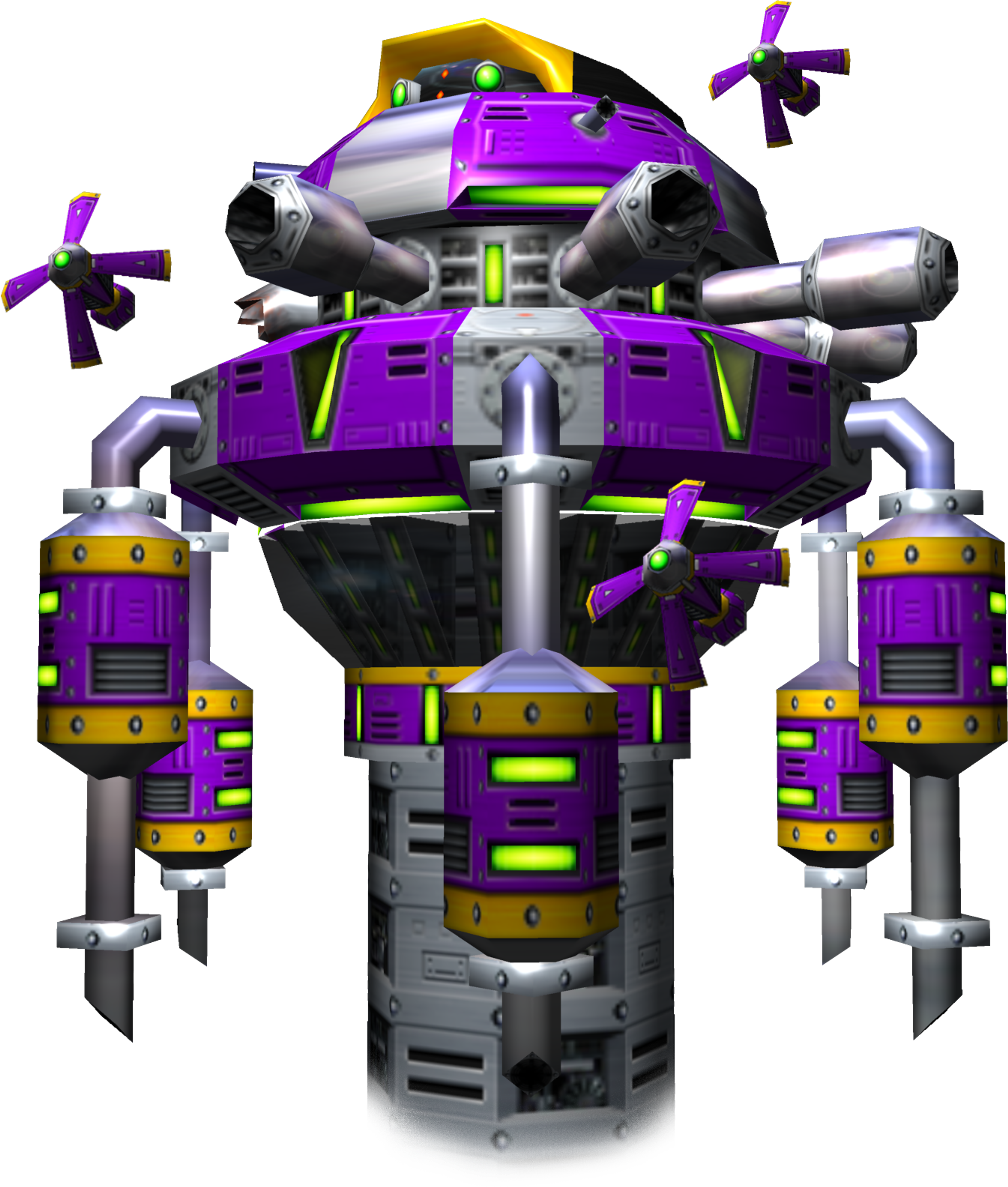 E-105 Zeta, a purple and white combat robot from Sonic universe