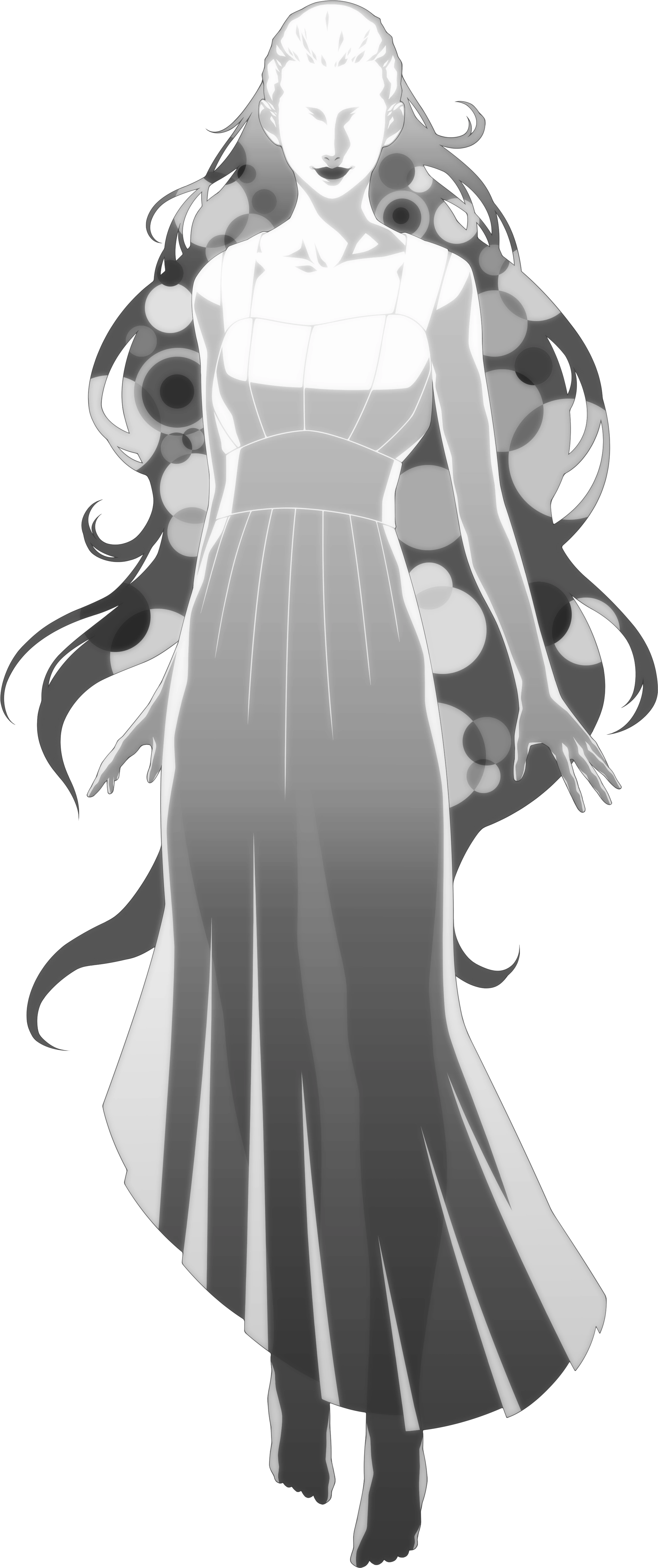 AI Navigation Assistant in White Dress