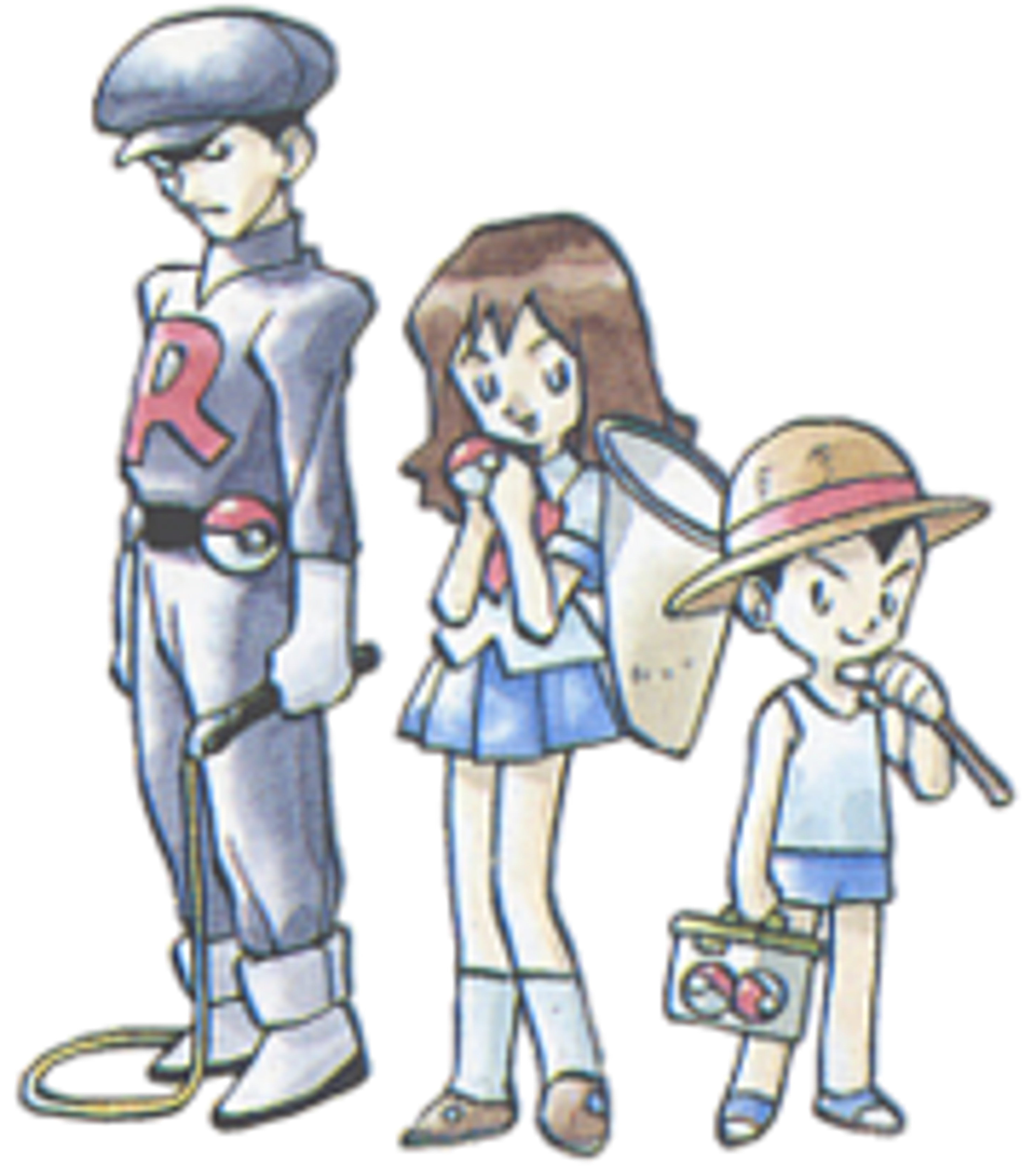 Pokémon Trainer Red in signature red cap and jacket