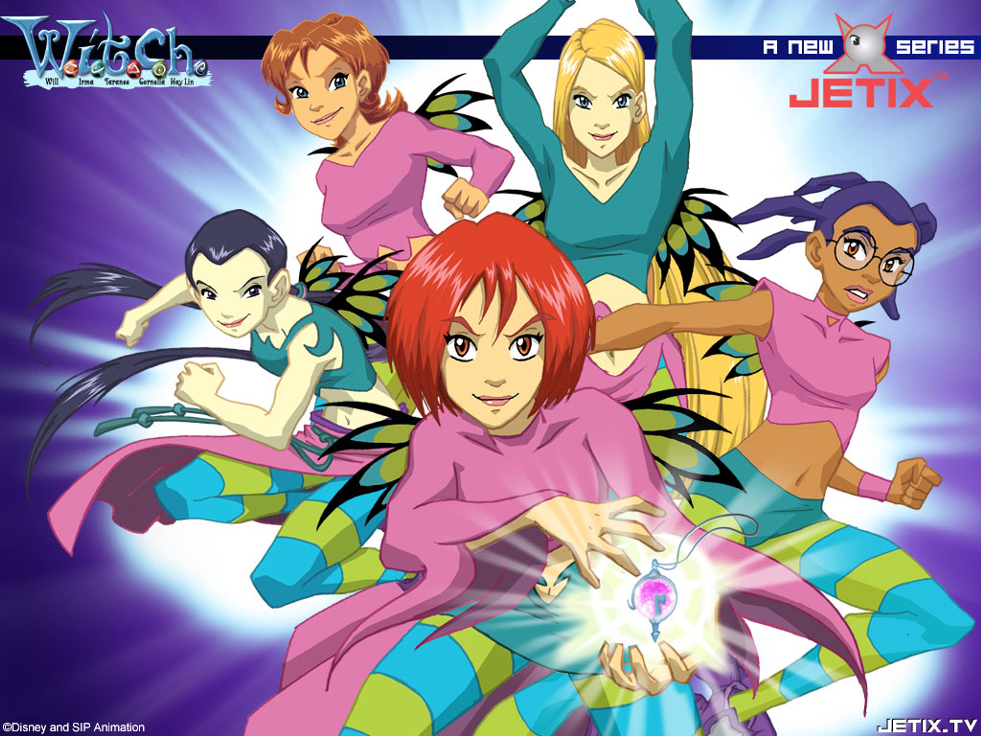 A group of five teenage girls with magical powers from the W.I.T.C.H. universe