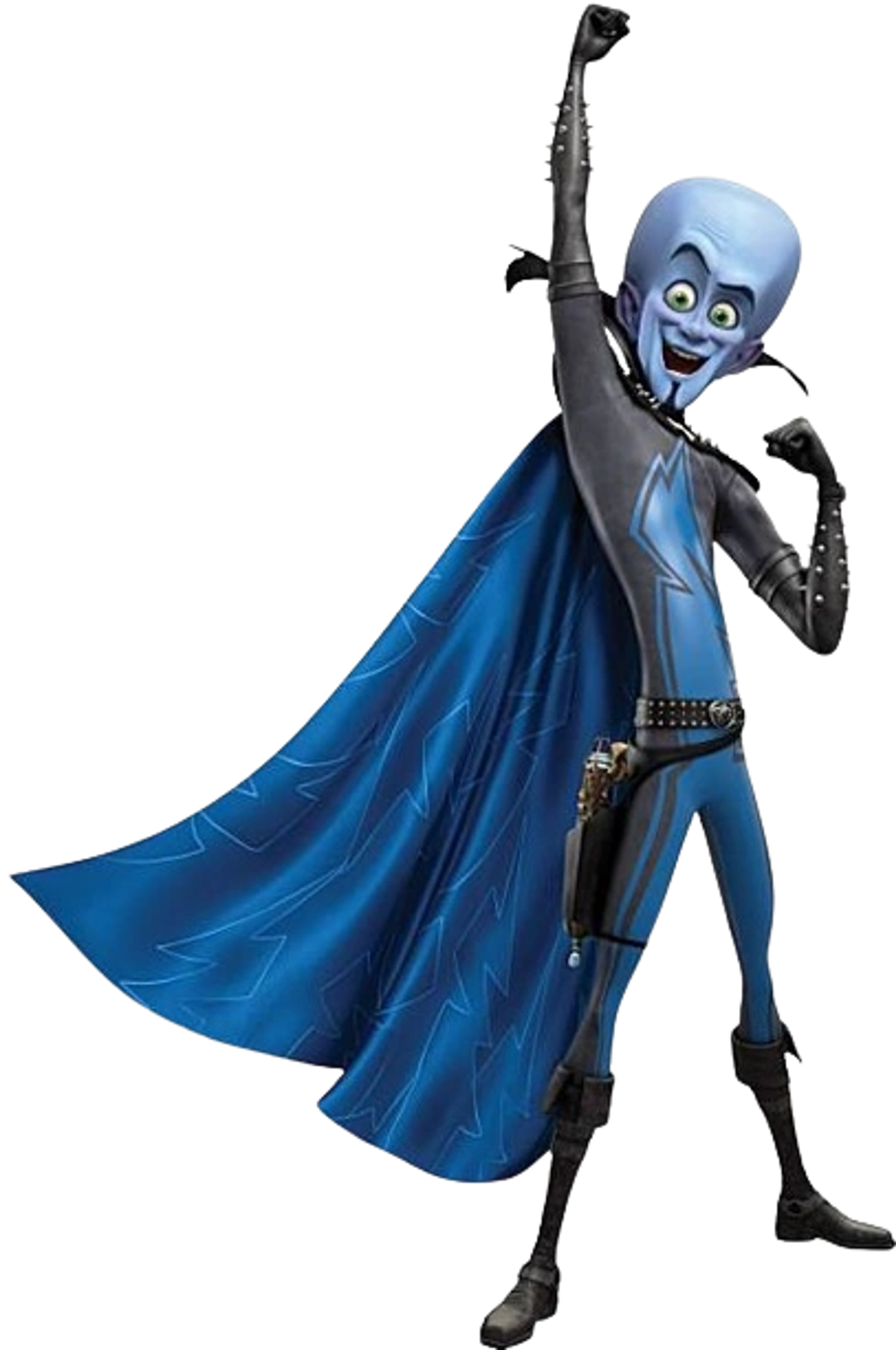 Megamind, blue-skinned alien superhero from DreamWorks Animation
