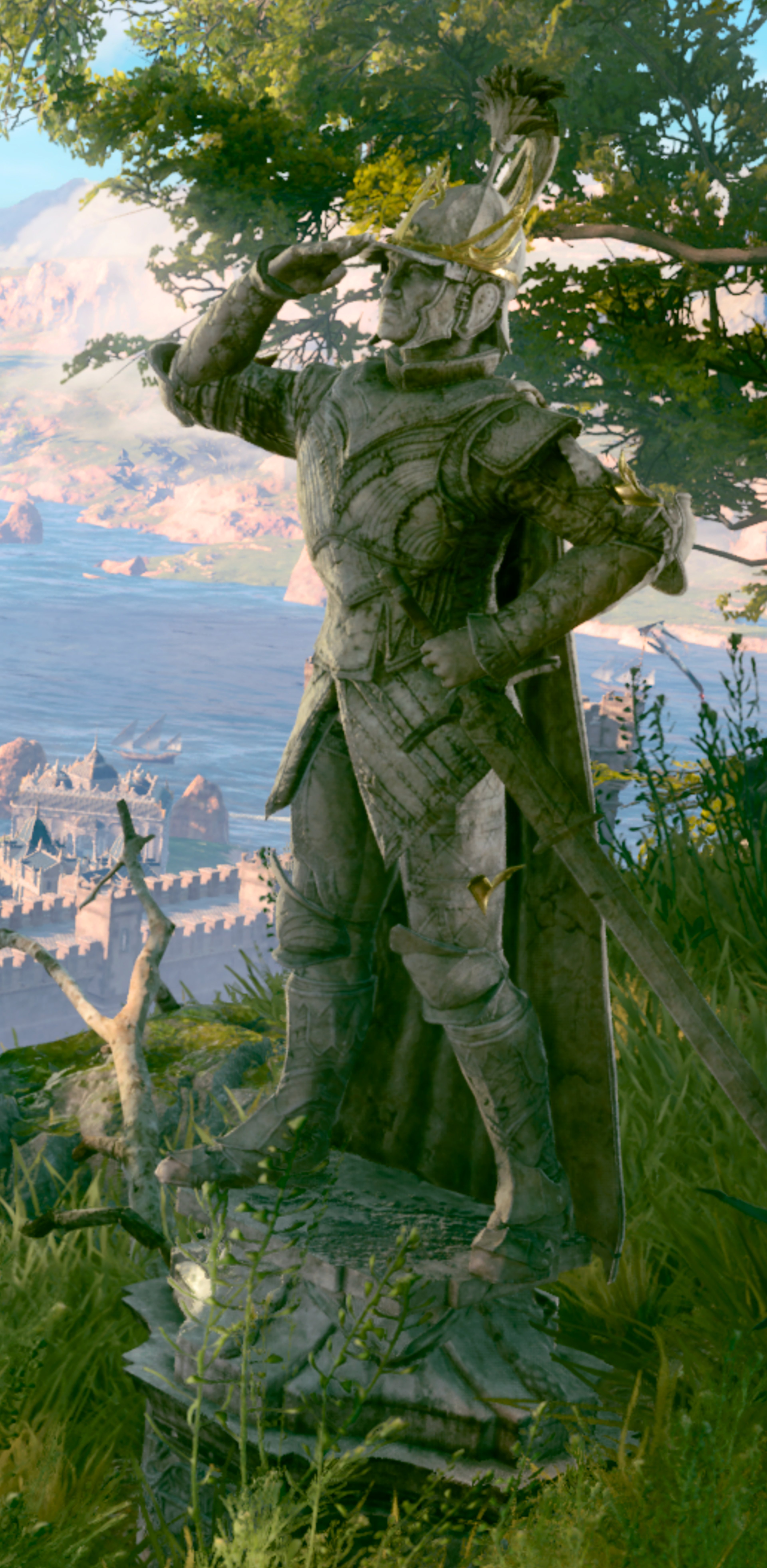 Fantasy explorer Balduran in seafaring attire