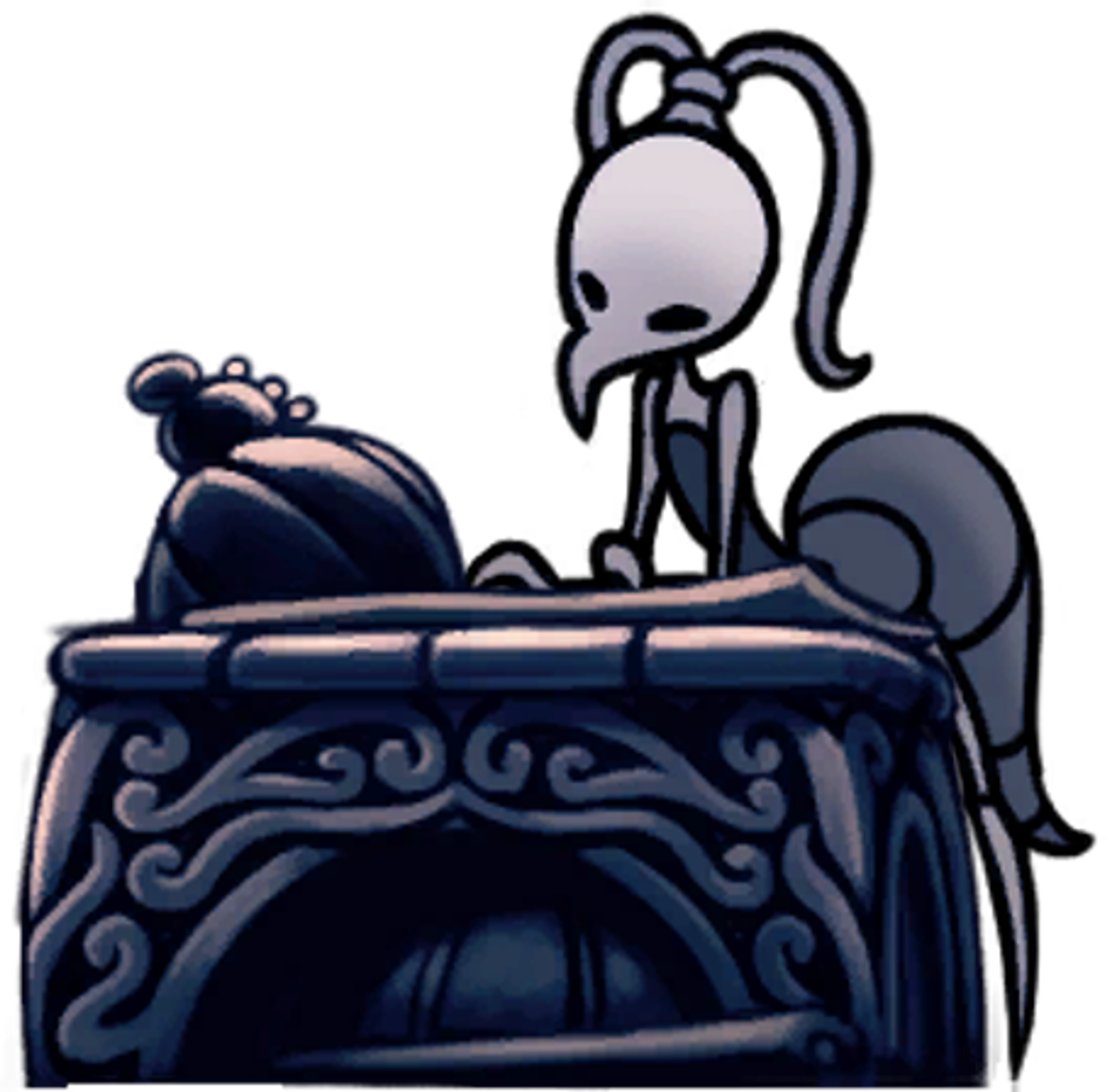 A tall, imposing figure with a stern demeanor and a large, bulbous head with a single eye and a long, curved horn.