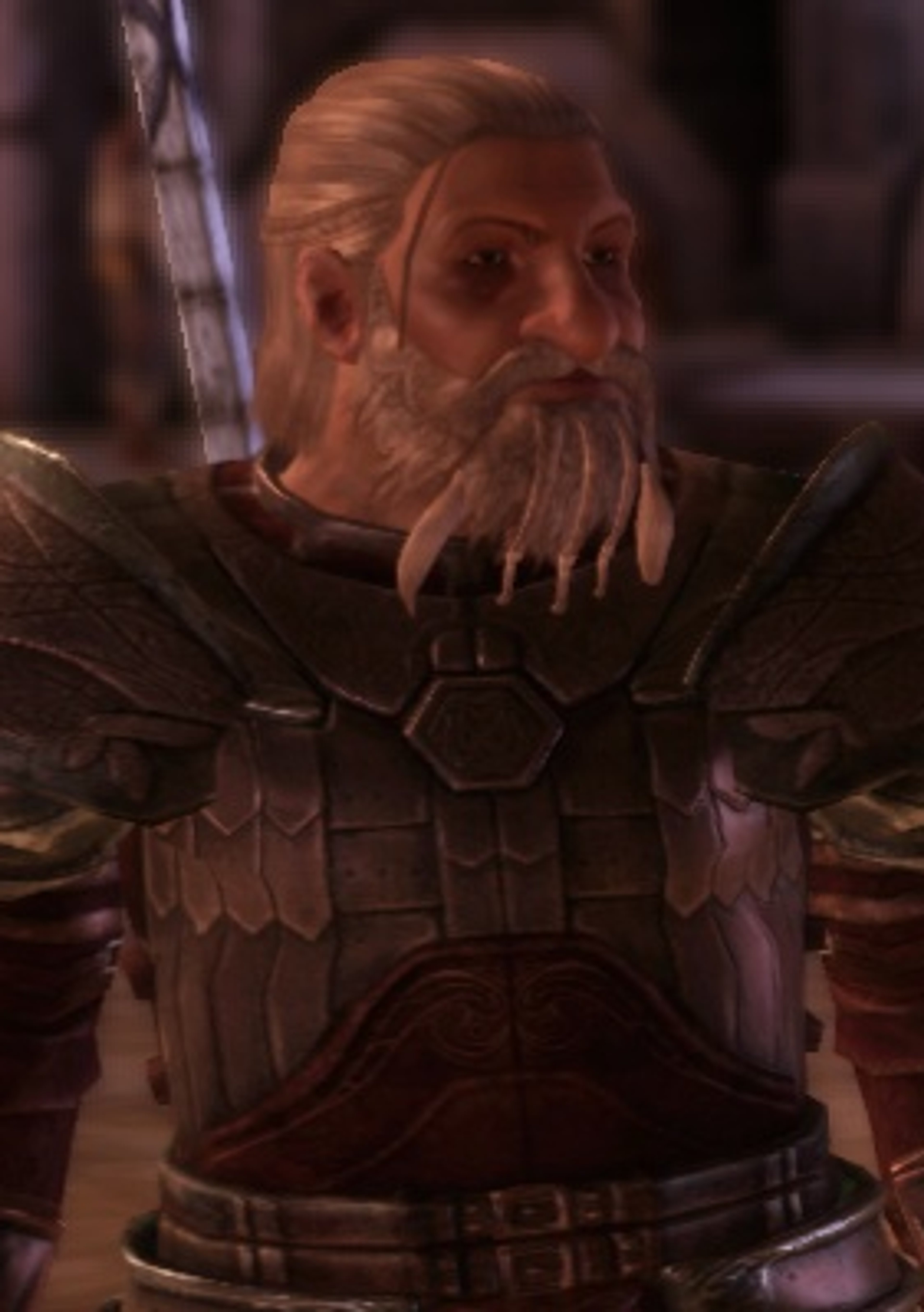 Trian Aeducan, dwarven crown prince in armor