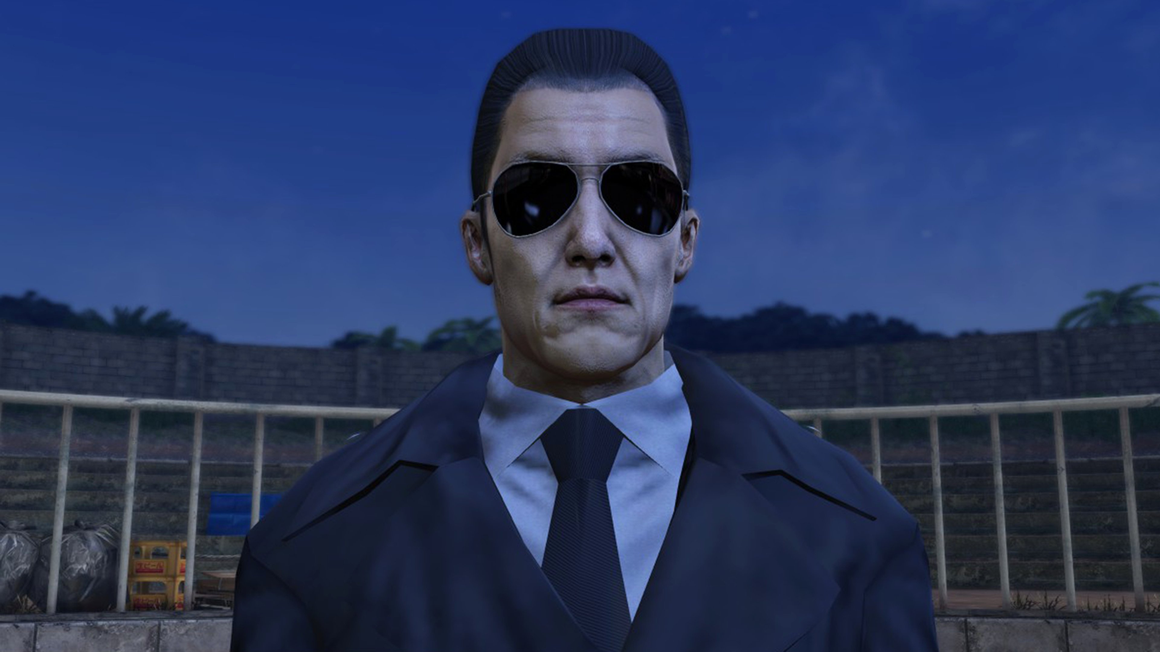 A middle-aged man with a stern, authoritative appearance