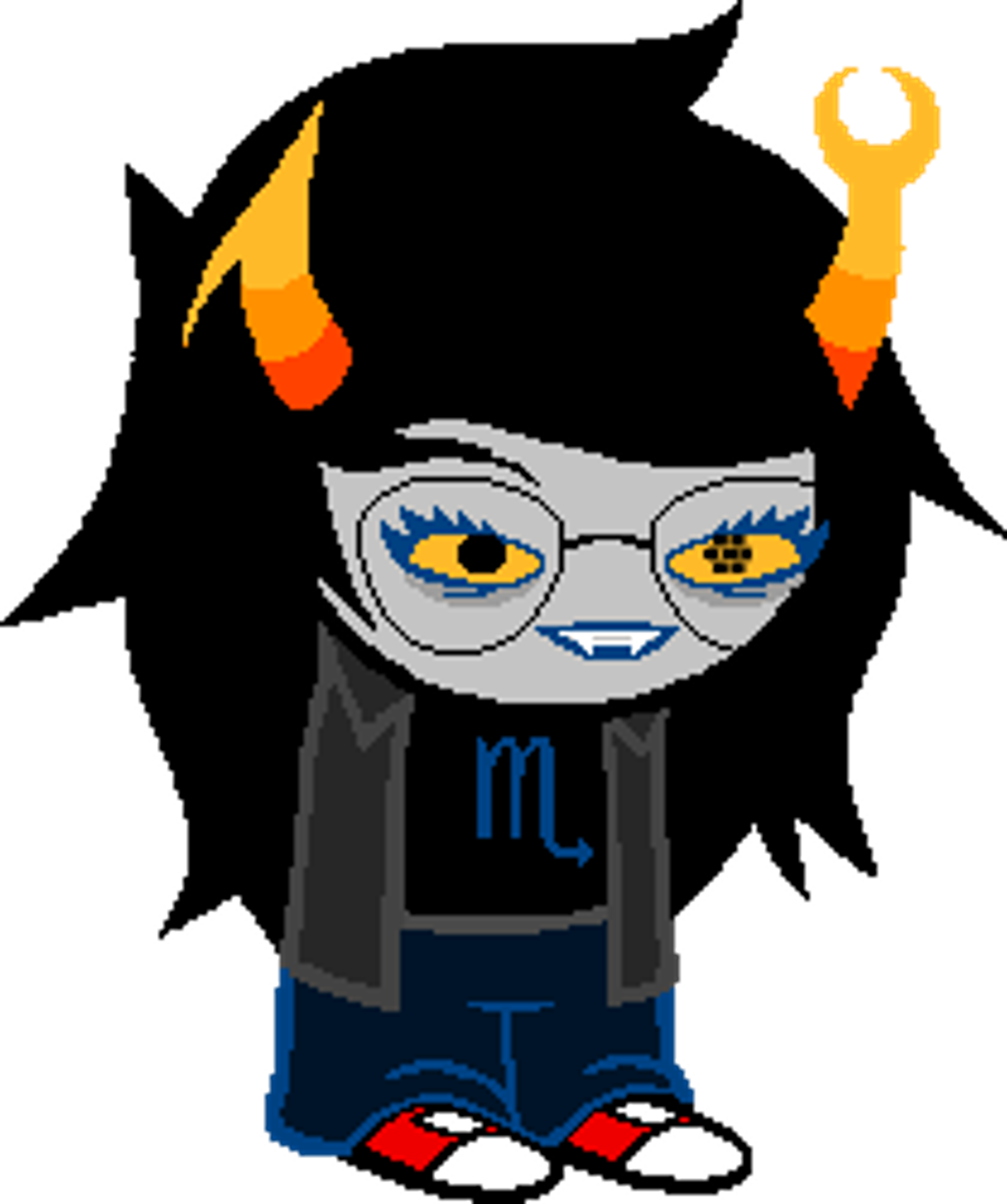 Vriska is the descendant of the legendary Marquise Spinneret Mindfang, a notorious pirate and thief.,She has a complex relationship with her dancestor, Aranea Serket, who is both her guide and antagonist.,Vriska's lusus, a massive spider-like creature, played a significant role in her upbringing and development.,As a child, Vriska was involved in a traumatic incident that resulted in the loss of one of her eyes.,Vriska's actions and decisions have often had devastating consequences for her friends and allies.