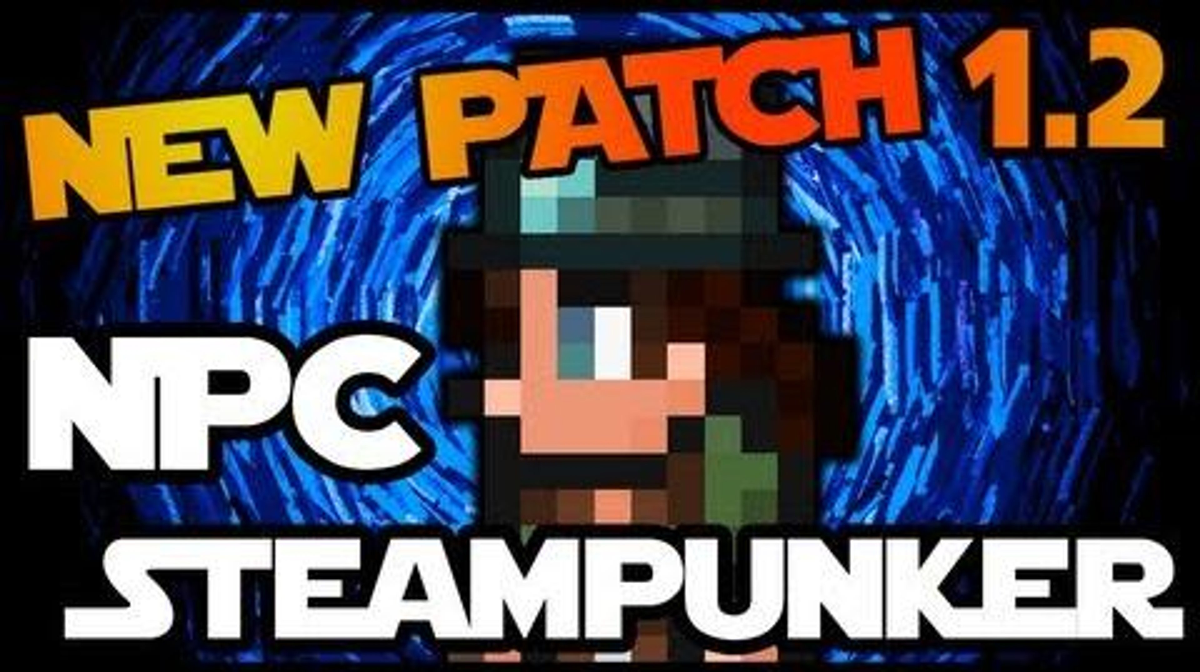 A female steampunk engineer character with brass goggles, a corset top, and trousers, holding a mechanical device.