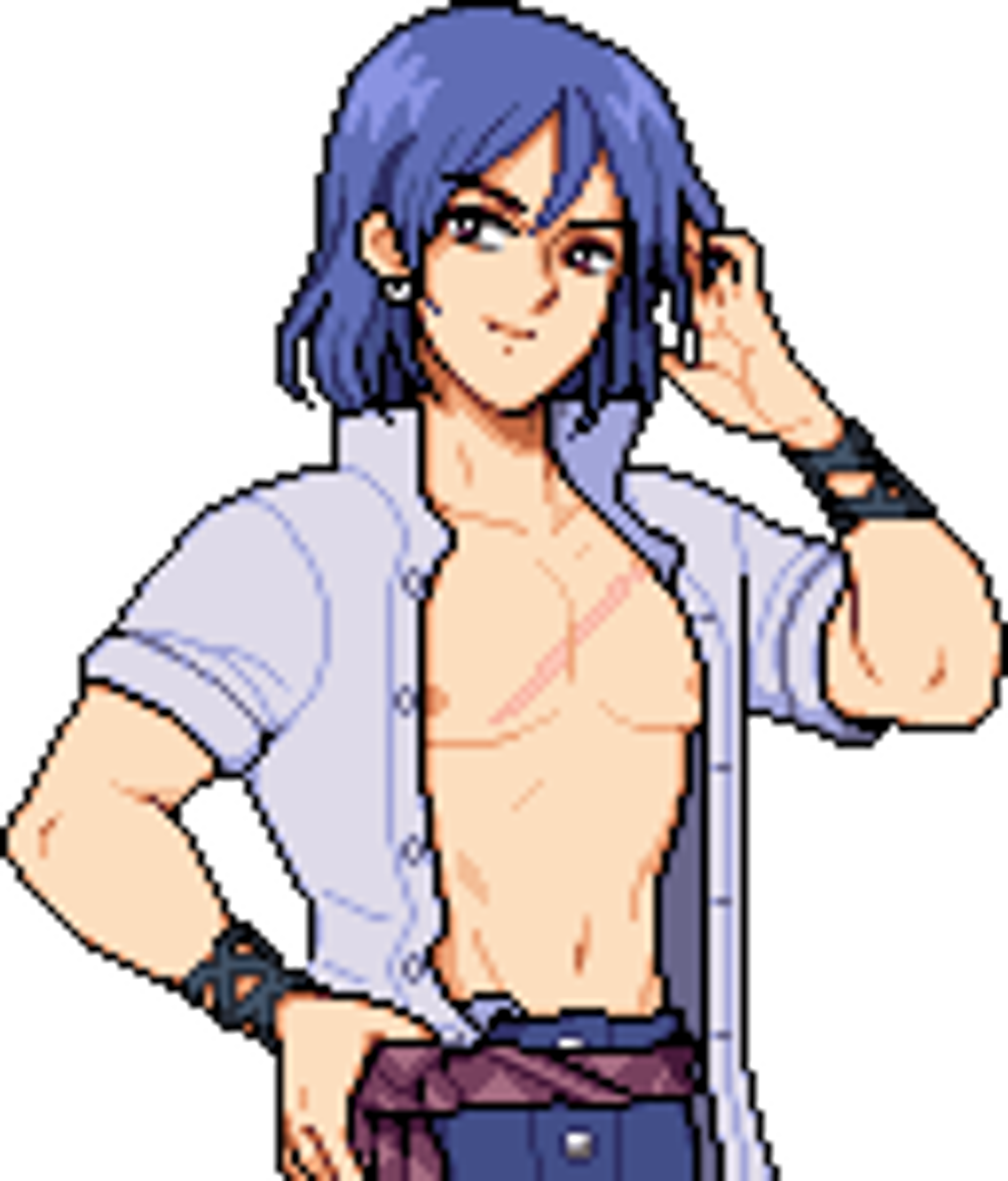 Fantasy traveling merchant character