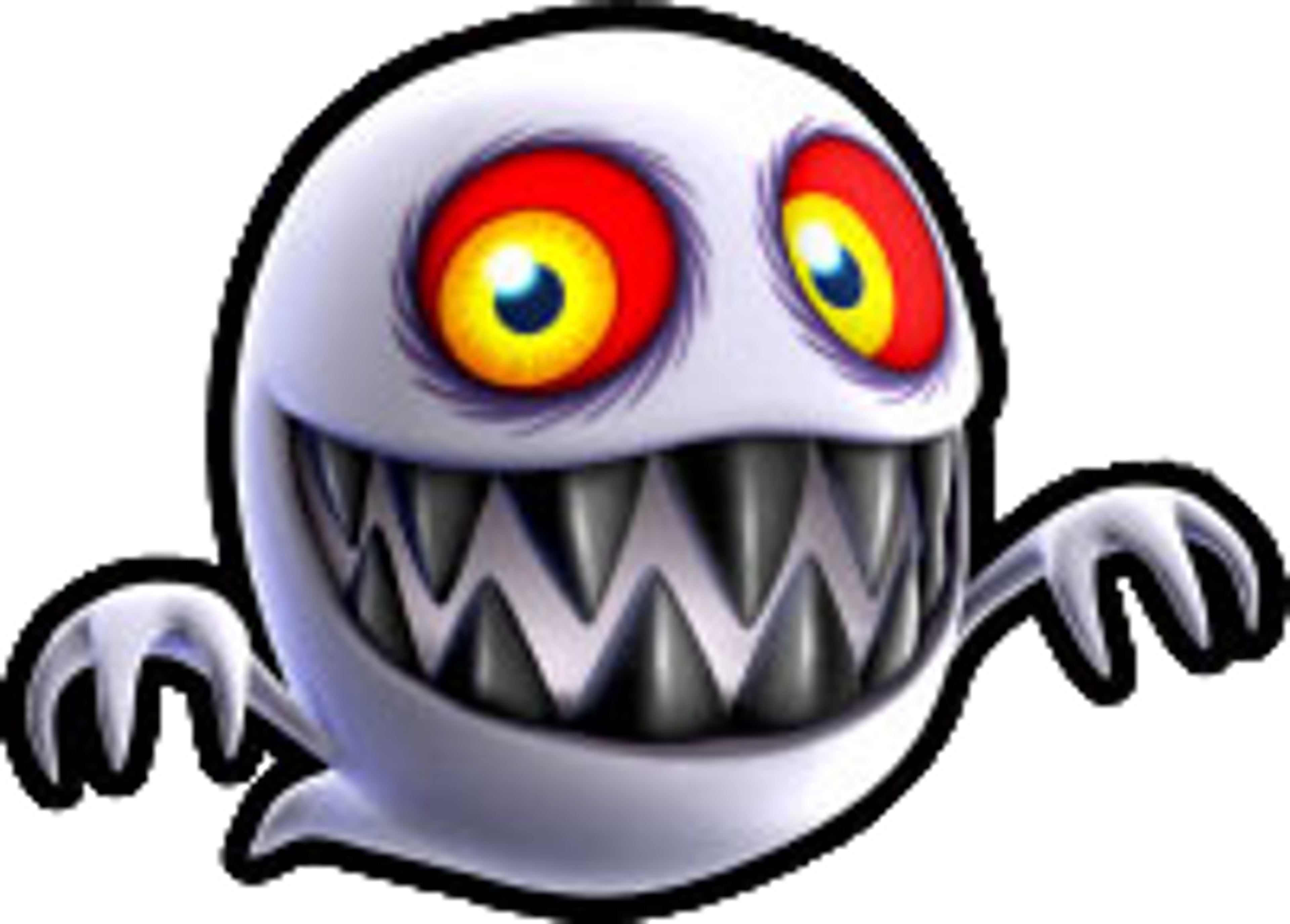Boo, a small white ghost from Sonic the Hedgehog universe