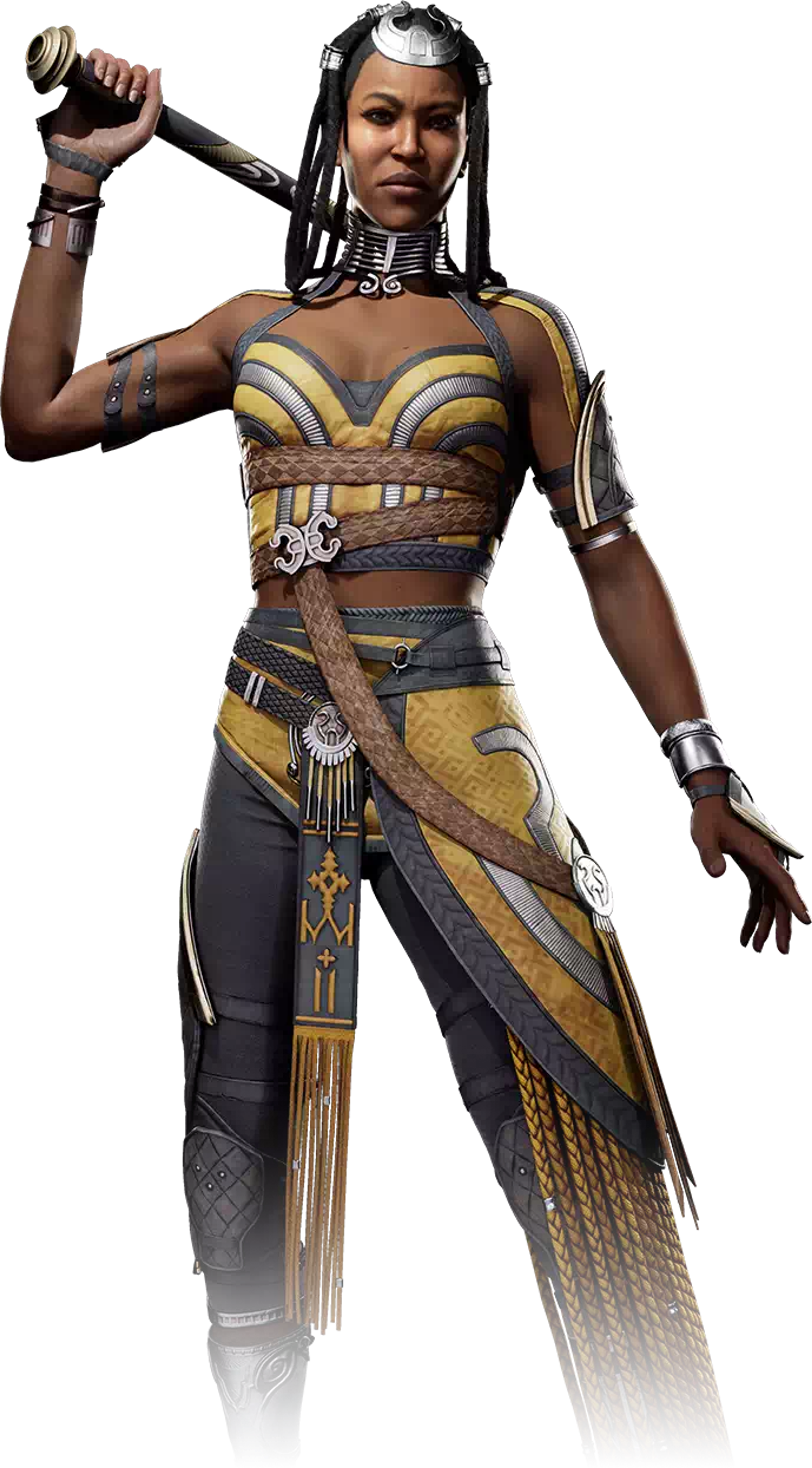 Originally from the realm of Edenia, Tanya was first portrayed as an innocent figure,She quickly revealed her treacherous nature, aligning herself with villains like Shinnok and Shao Kahn,Tanya served as a key ally to Mileena, participating in her attempt to seize control of Edenia,Her choices were driven by a desire for self-preservation, leading her down morally ambiguous paths