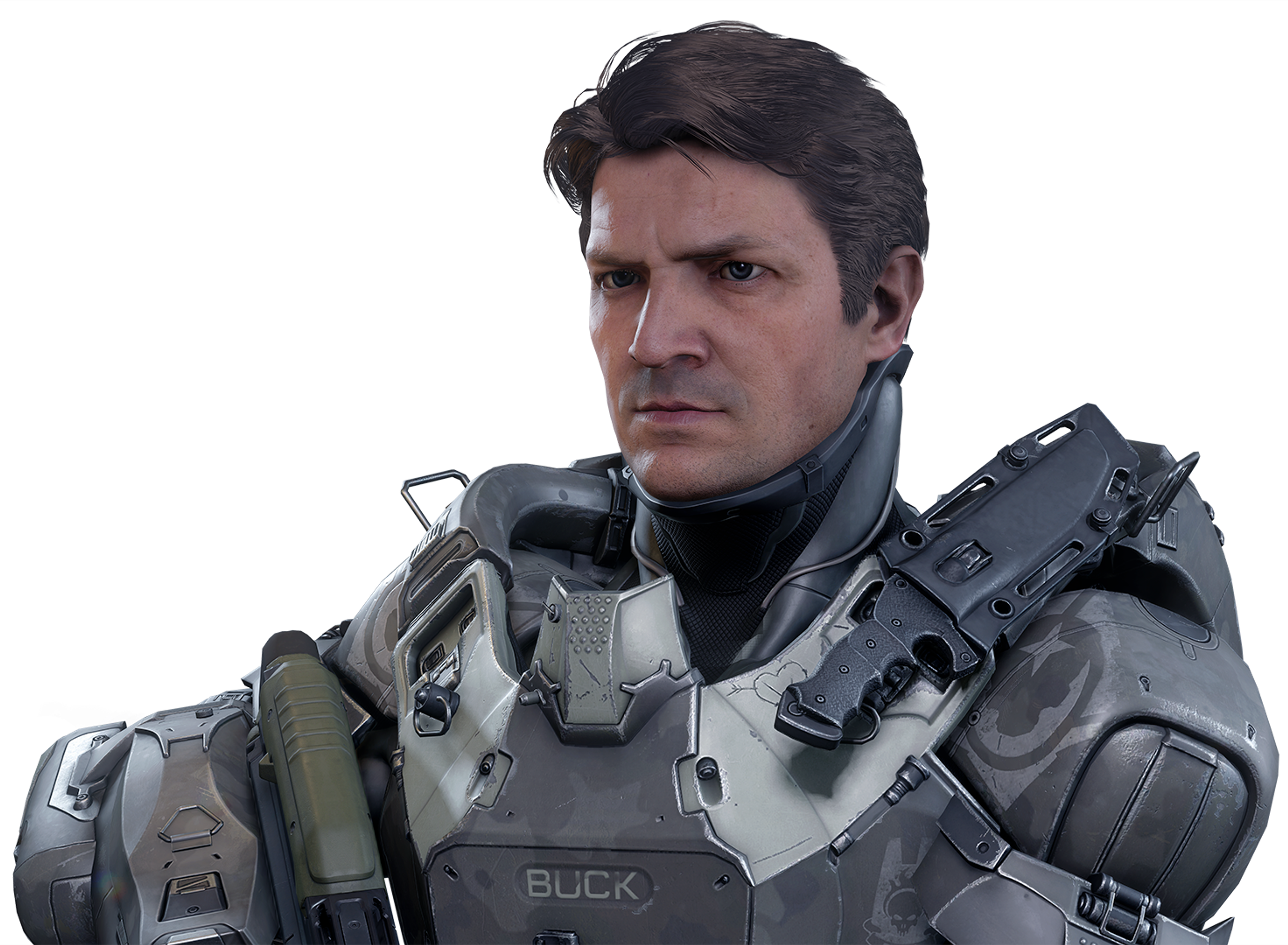 A veteran UNSC soldier in tactical military gear