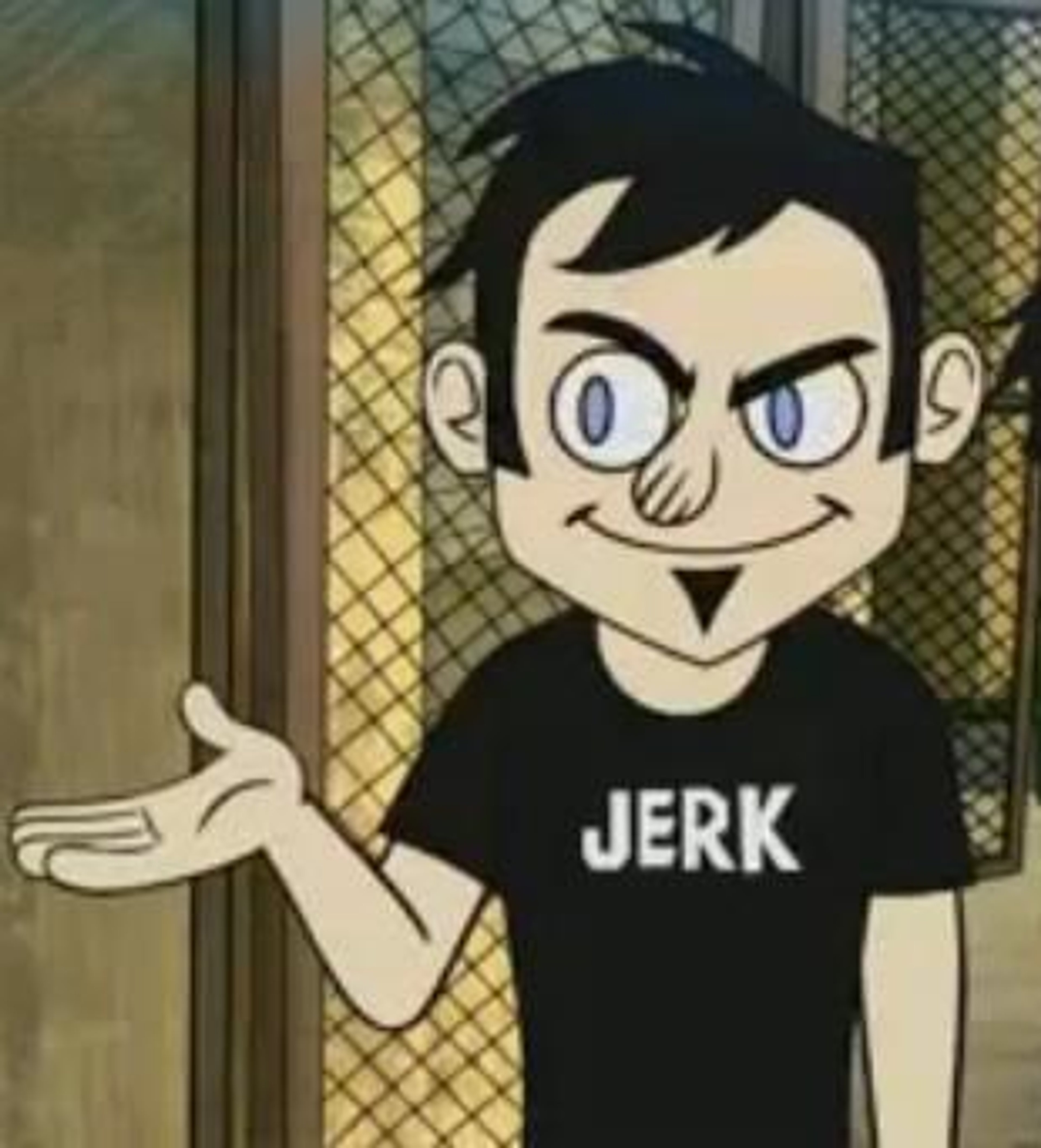 Character from Dan Vs. animated series resembling a skilled identity thief