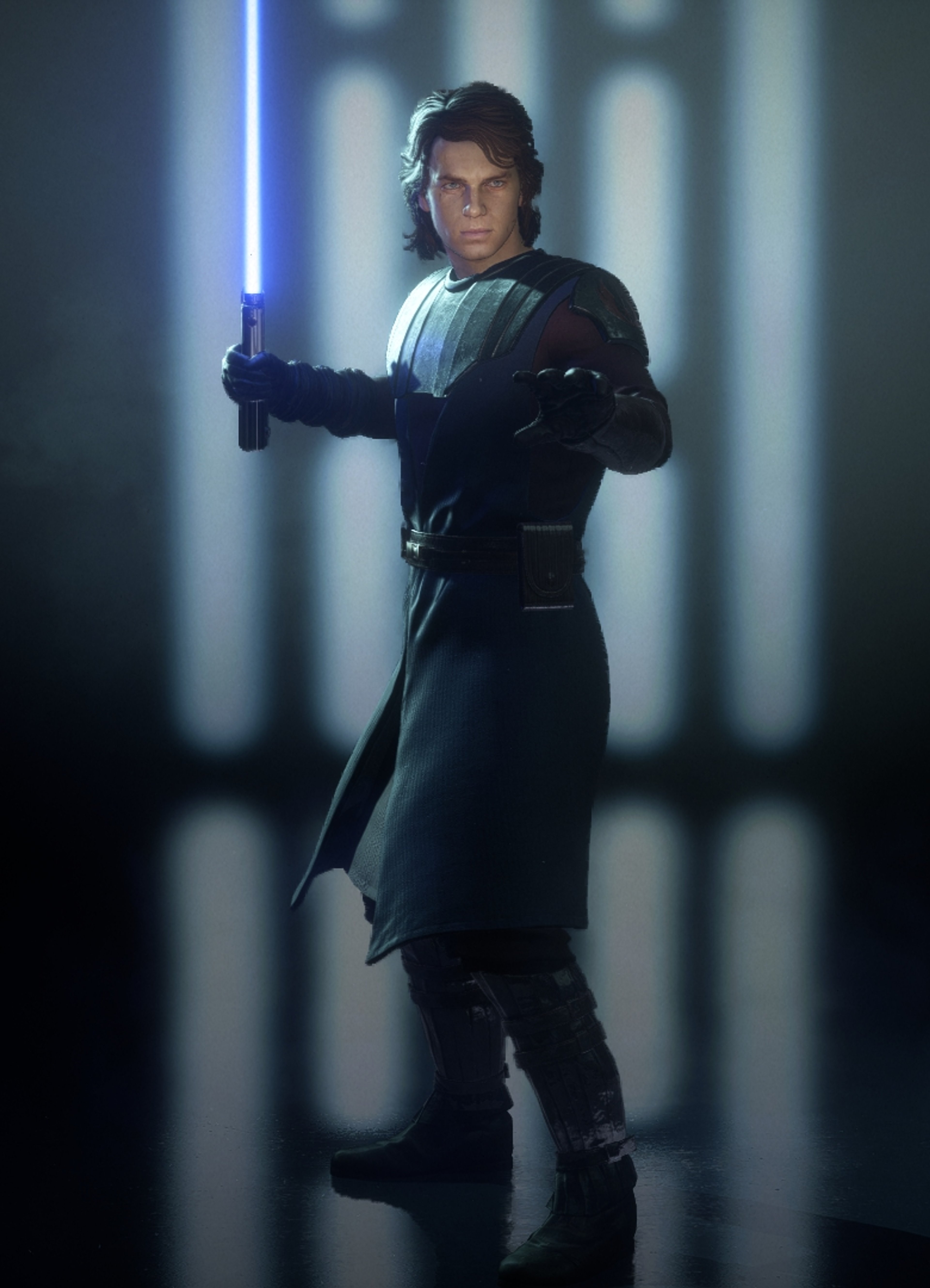 Born into slavery on Tatooine, discovered by Qui-Gon Jinn as a child,Won freedom through podracing, left mother behind to become a Jedi,Trained under Obi-Wan Kenobi, forming a brotherhood,Became youngest Jedi Knight in history,Married Padmé Amidala in secret, breaking Jedi code,Appointed to Jedi Council but denied rank of Master