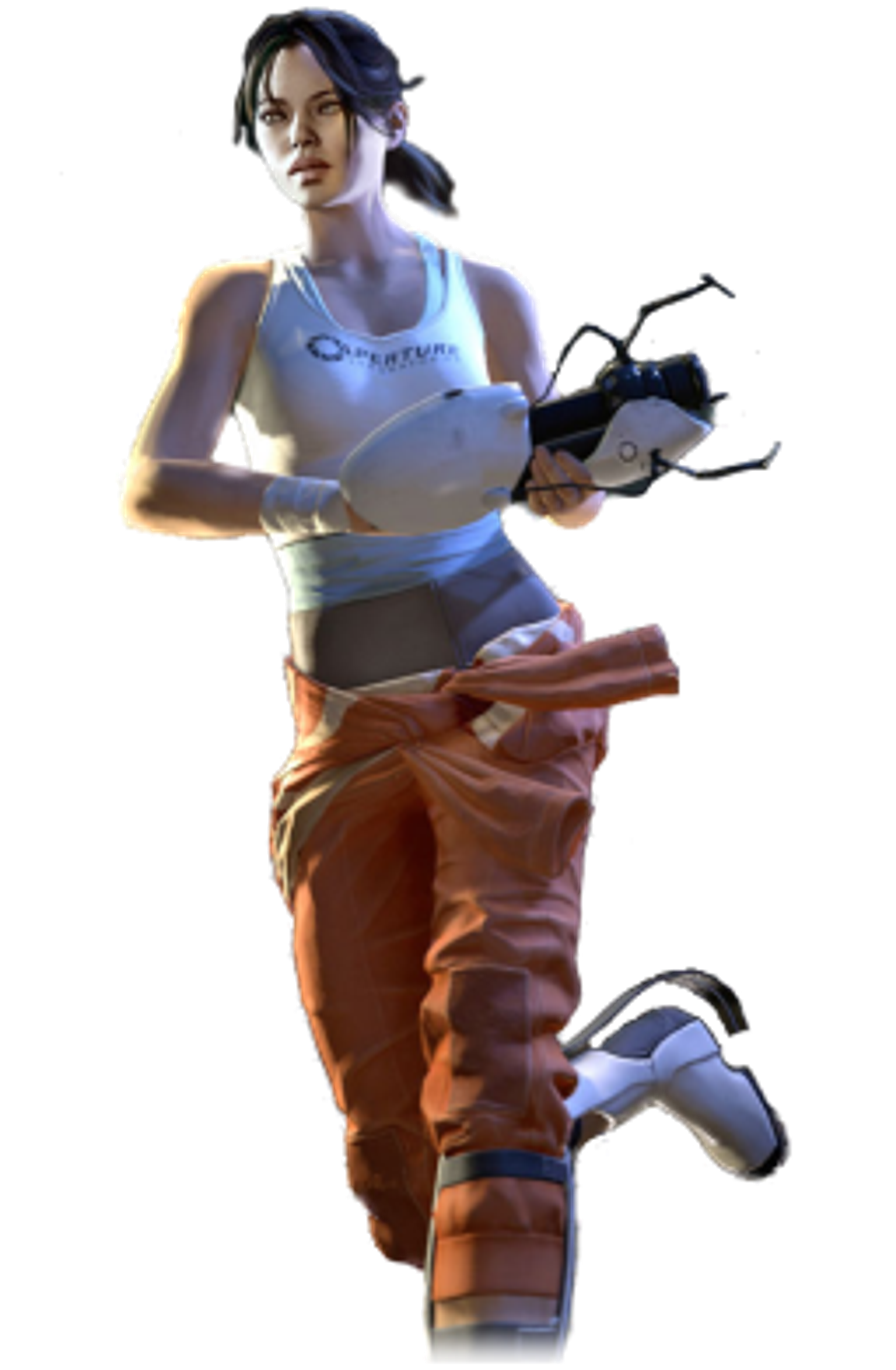 Female test subject from Portal video game