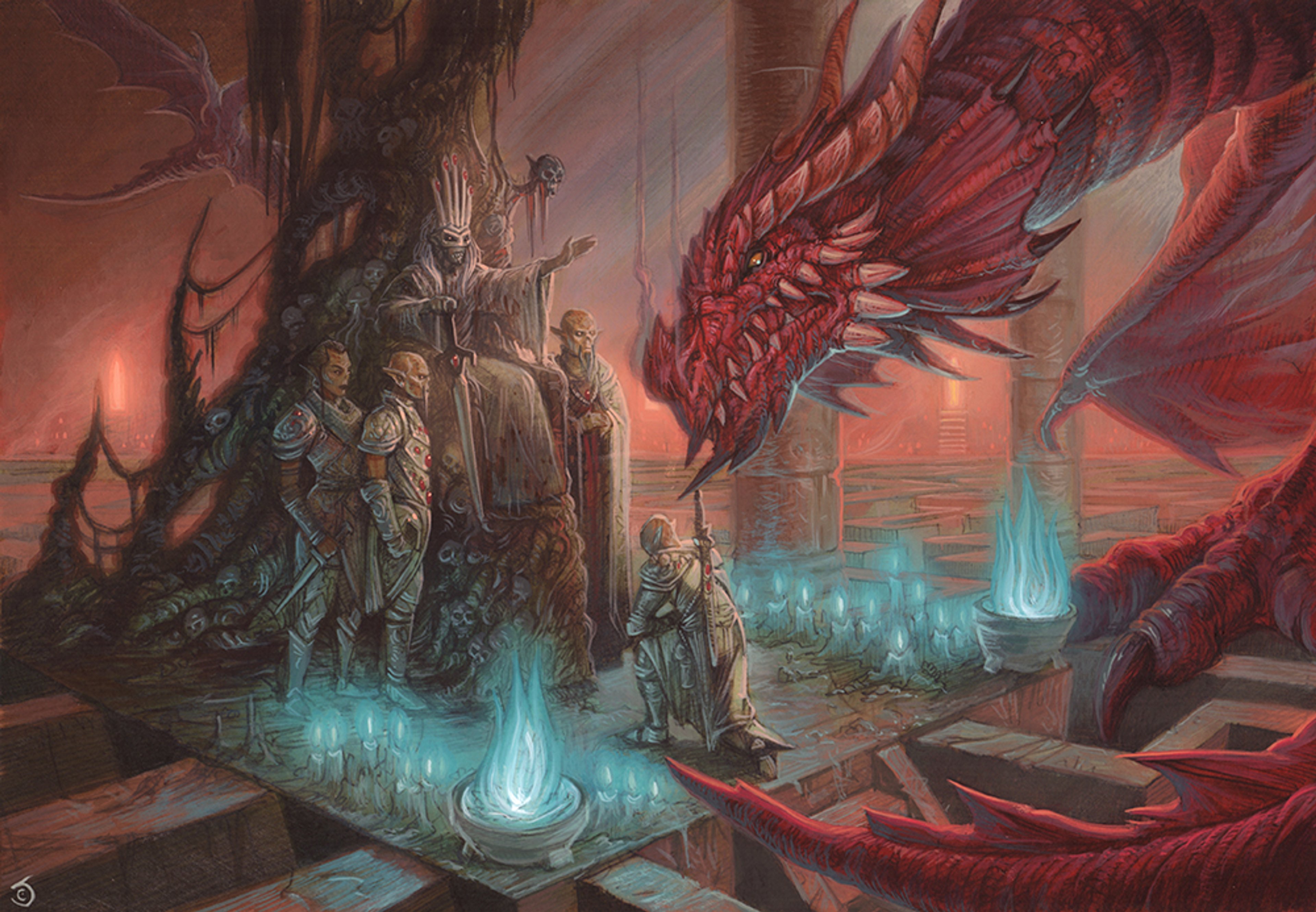 Born as a githyanki female who claimed direct blood relation to Gith, the original liberator of the githyanki race from mind flayer enslavement.,Rose to power as the 157th queen in the Vlaakith dynasty, continuing the legacy started by Vlaakith I who sealed the pact between red dragons and the githyanki.,After ascending to the throne without producing an heir, she transformed herself into a lich to maintain her rule indefinitely.,Has ruled the githyanki for over a thousand years, far longer than any previous Vlaakith.,Gradually grew paranoid and began consuming the souls of any githyanki who grew too powerful, using their essence to increase her own strength.,Implemented a priest caste to encourage her worship as a deity, planning for eventual godhood.,Created an inquisitor caste to hunt down dissenters and those who might challenge her rule.