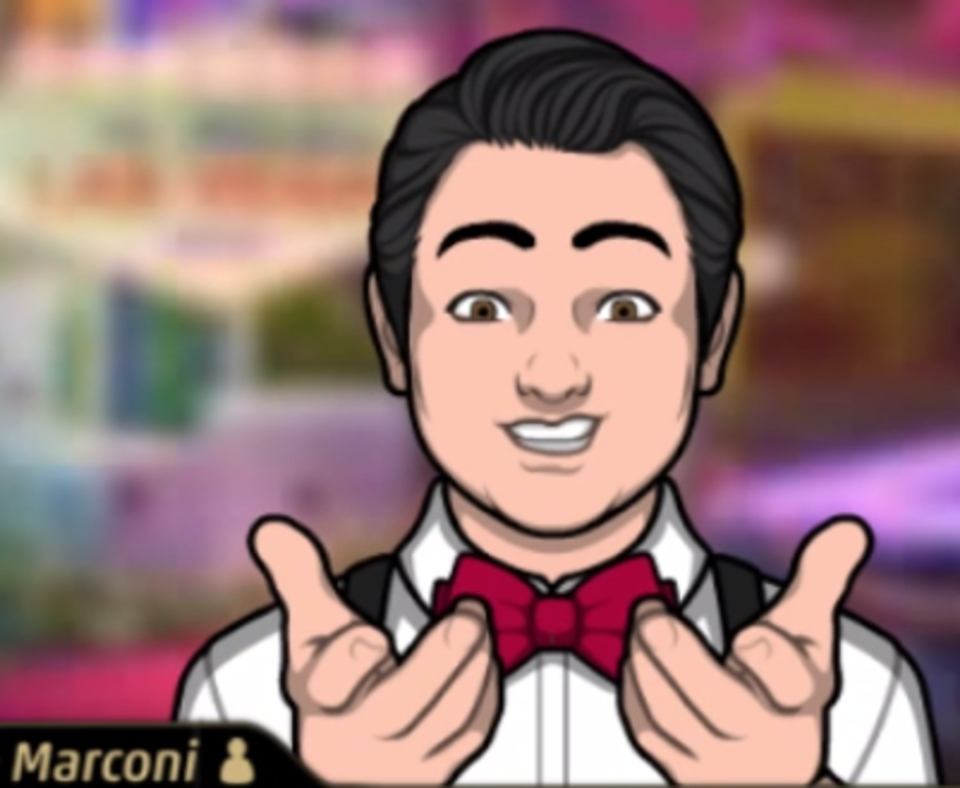 A middle-aged Italian-American businessman with a serious expression