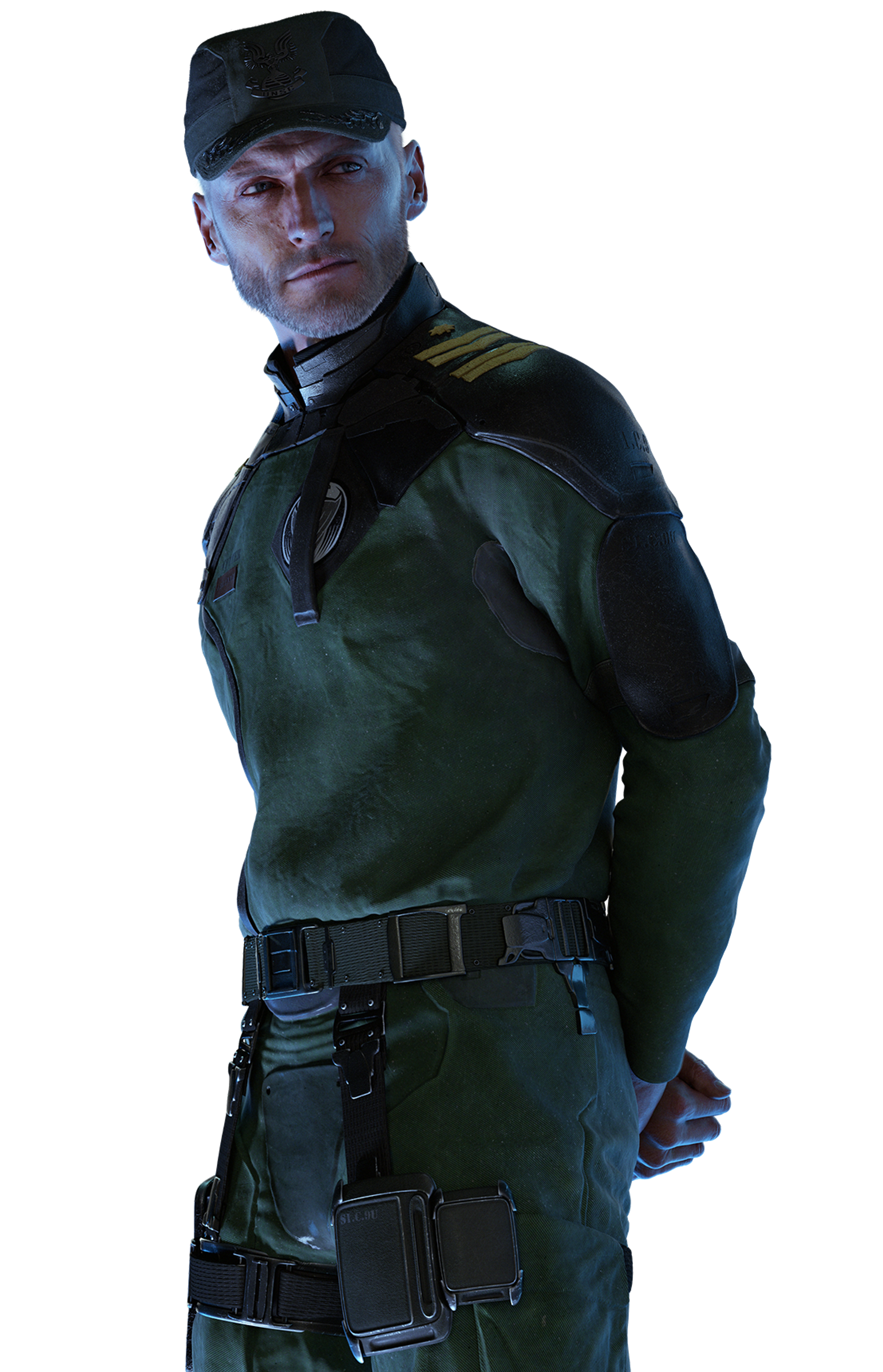 UNSC Navy Captain James Cutter from Halo universe