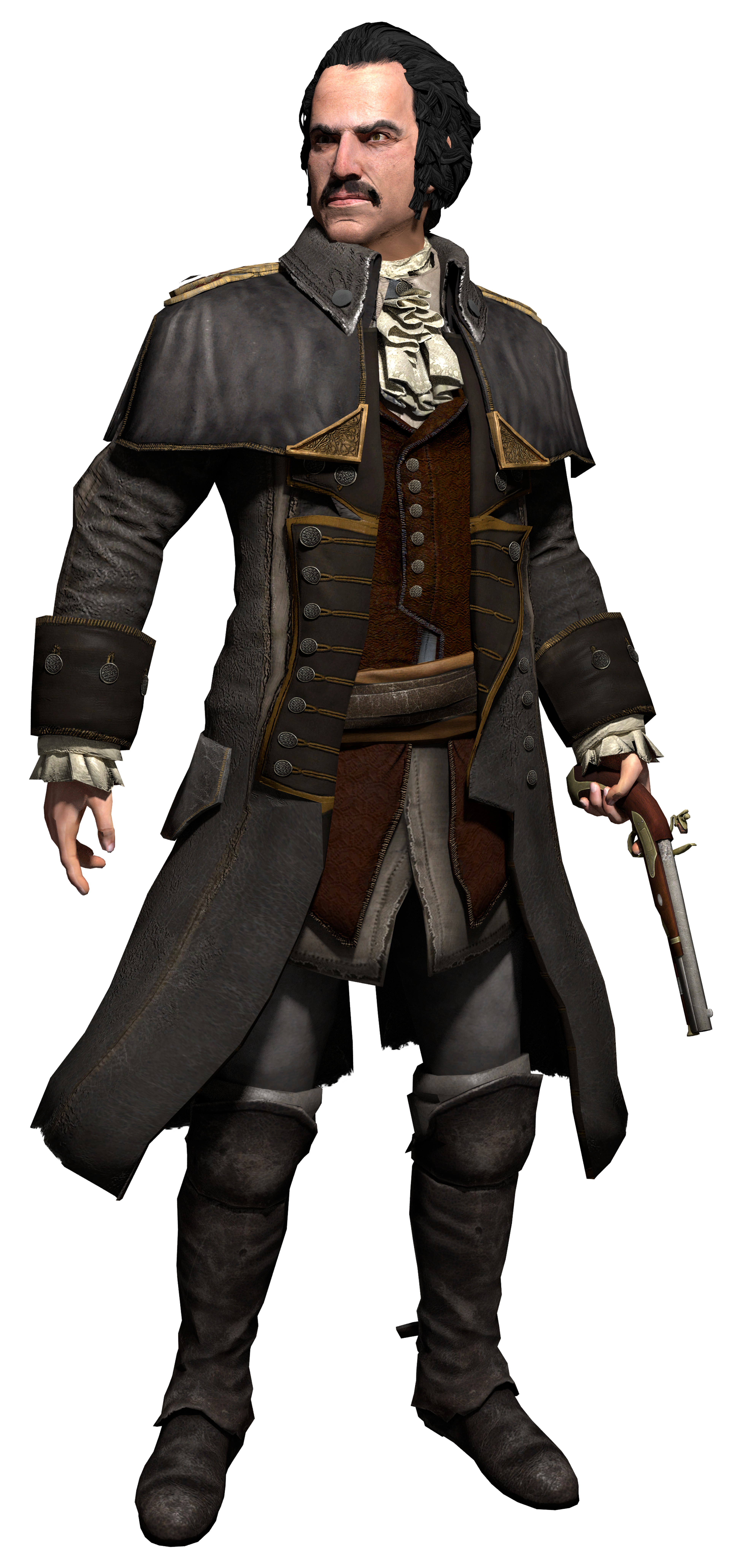 A military officer in a Continental Army uniform