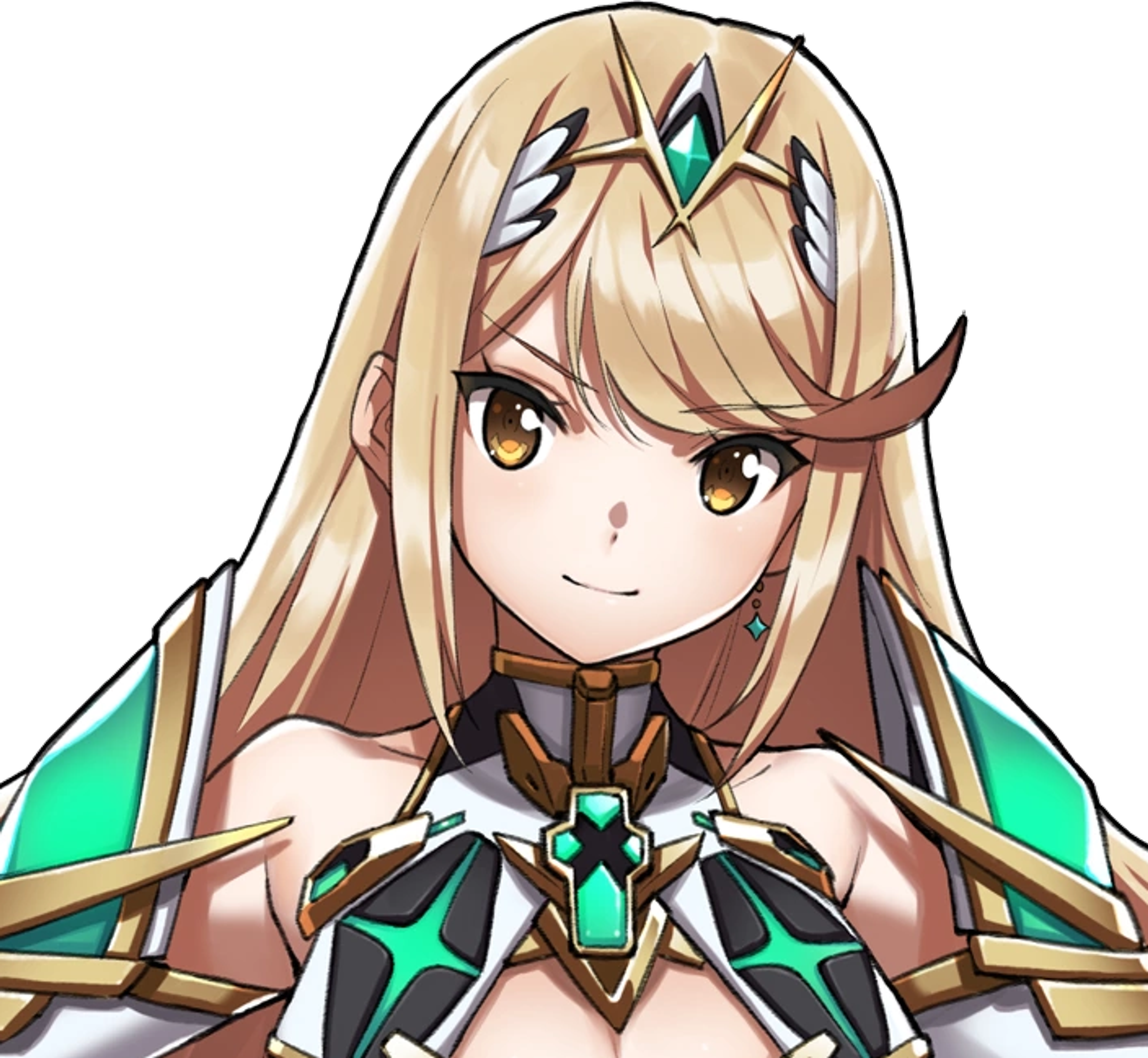 She was created 500 years ago by scientists to be a weapon,Mythra witnessed countless battles and deaths during the Aegis War,She created her alter ego Pyra to seal away her more destructive powers