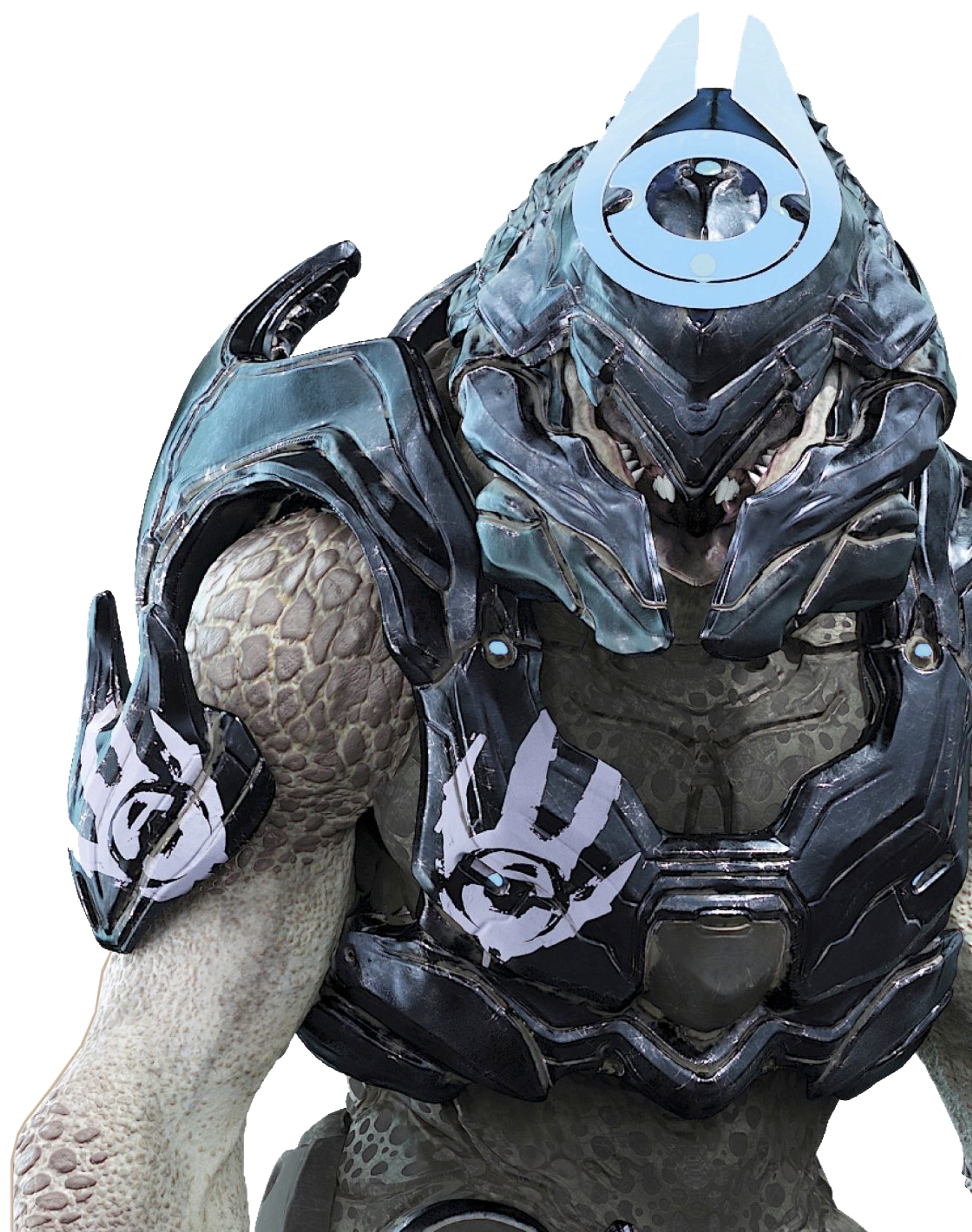 Sangheili warrior from Halo universe