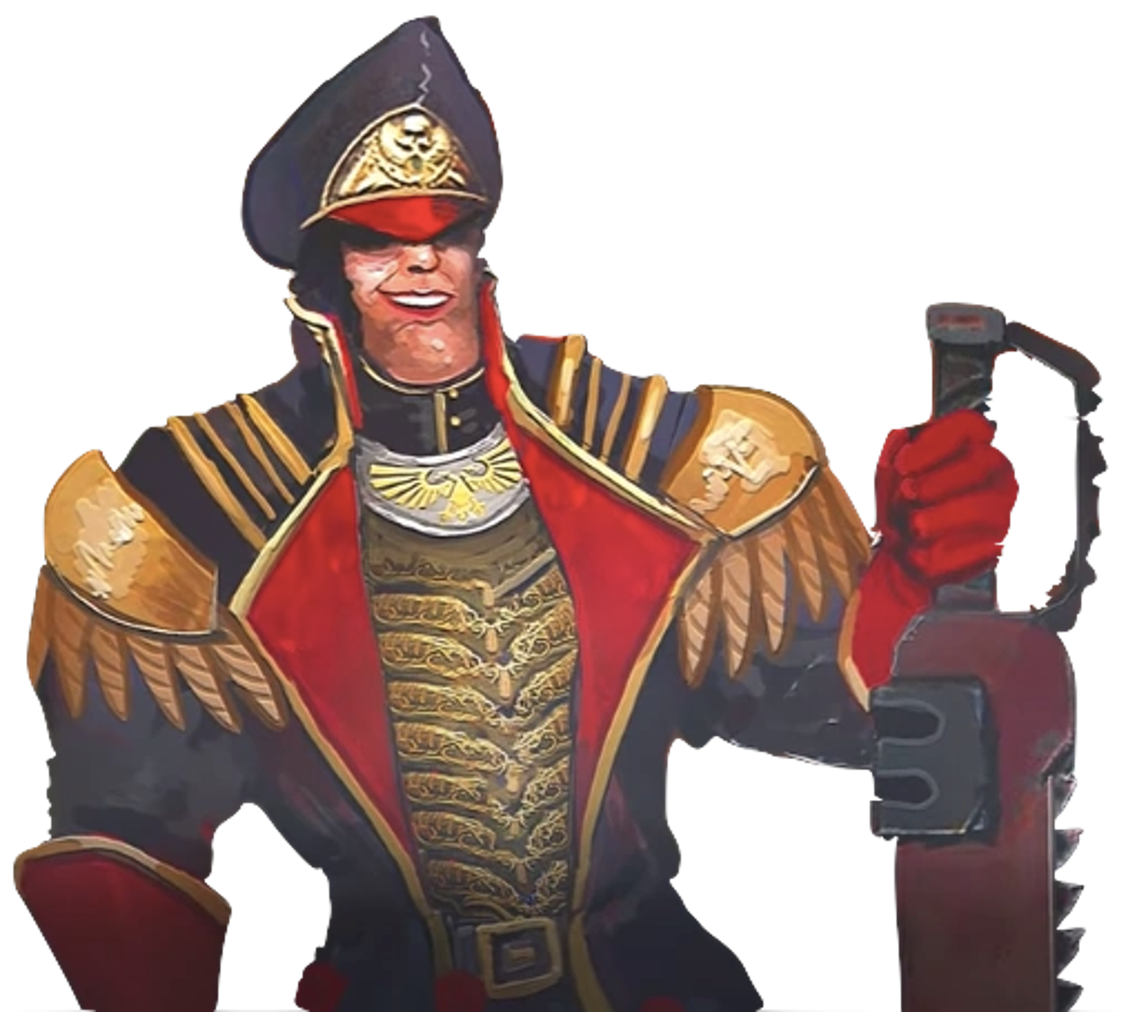 Warhammer 40k Commissar character
