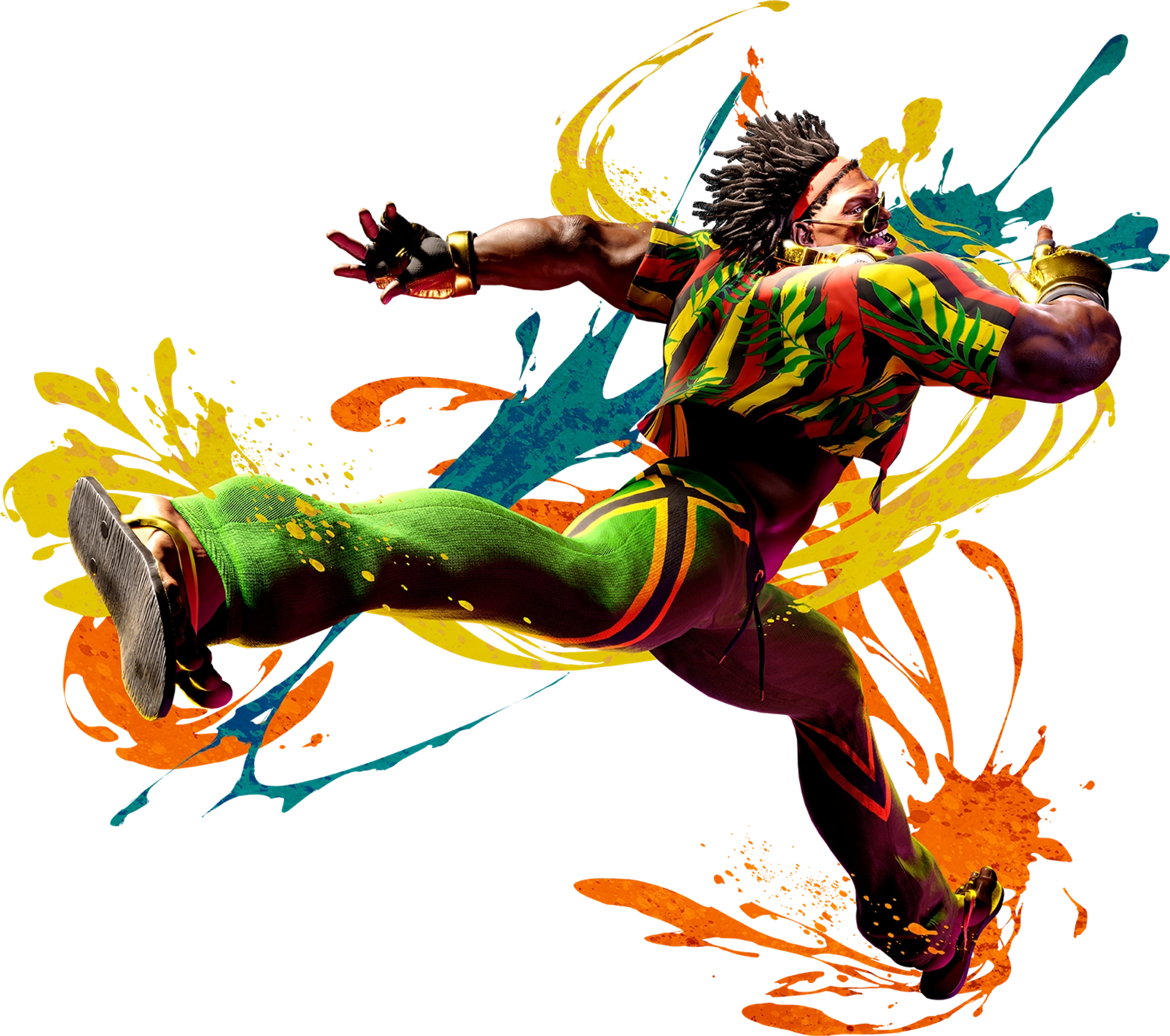 Jamaican kickboxer and musician Dee Jay from Street Fighter