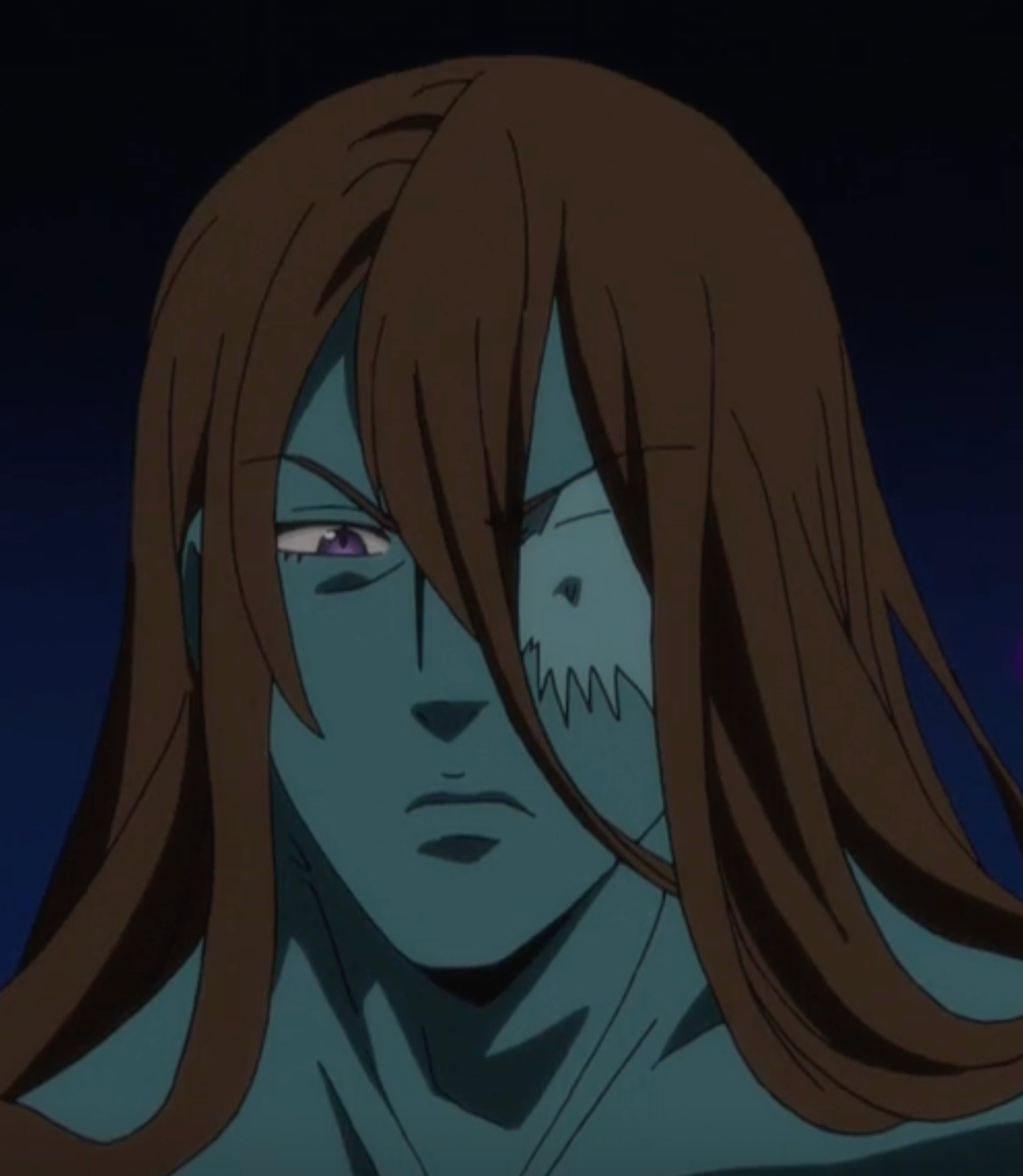 A character with blue skin, four arms, and a single purple eye