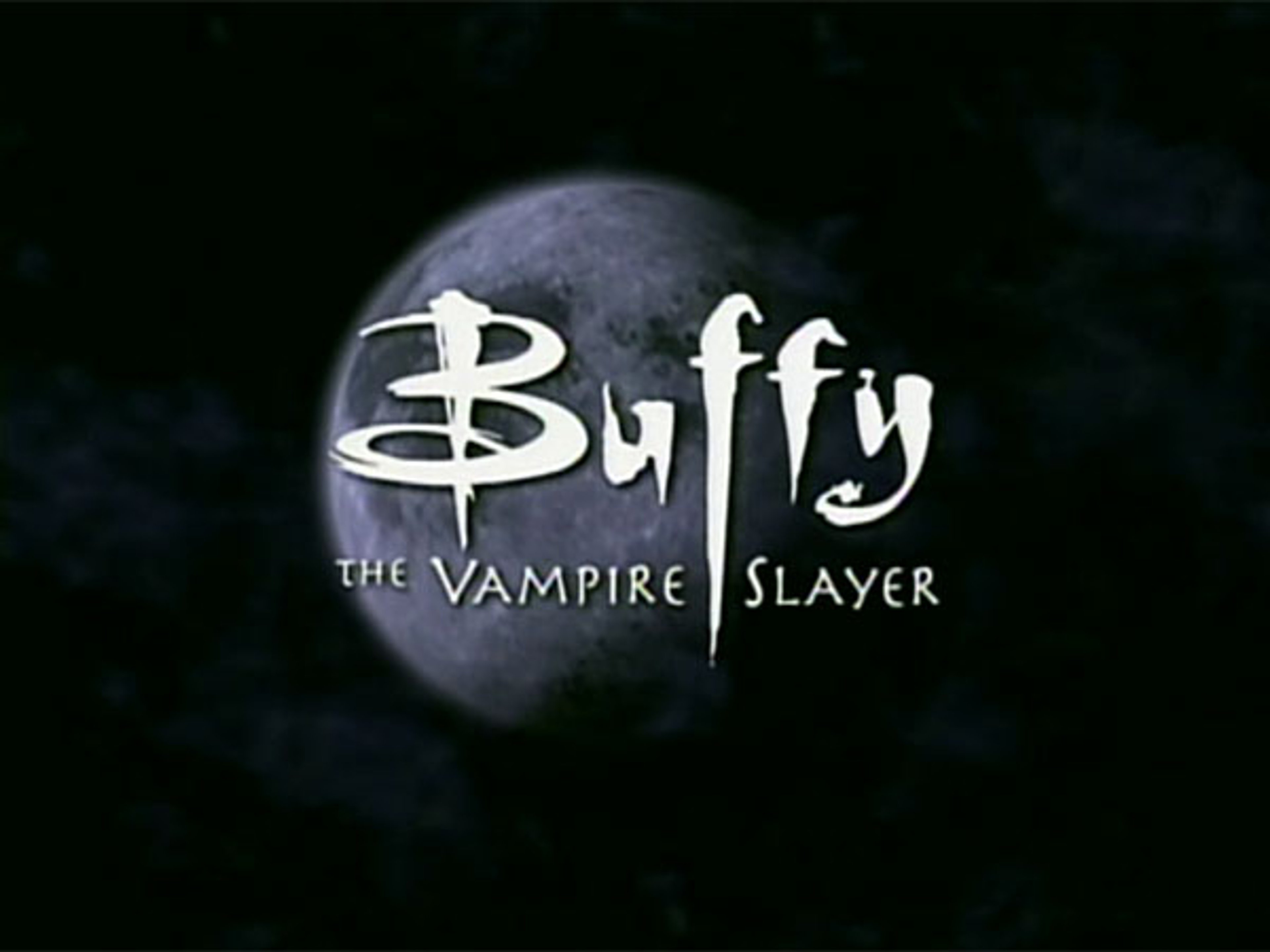 The logo for the TV show 'Buffy the Vampire Slayer'.