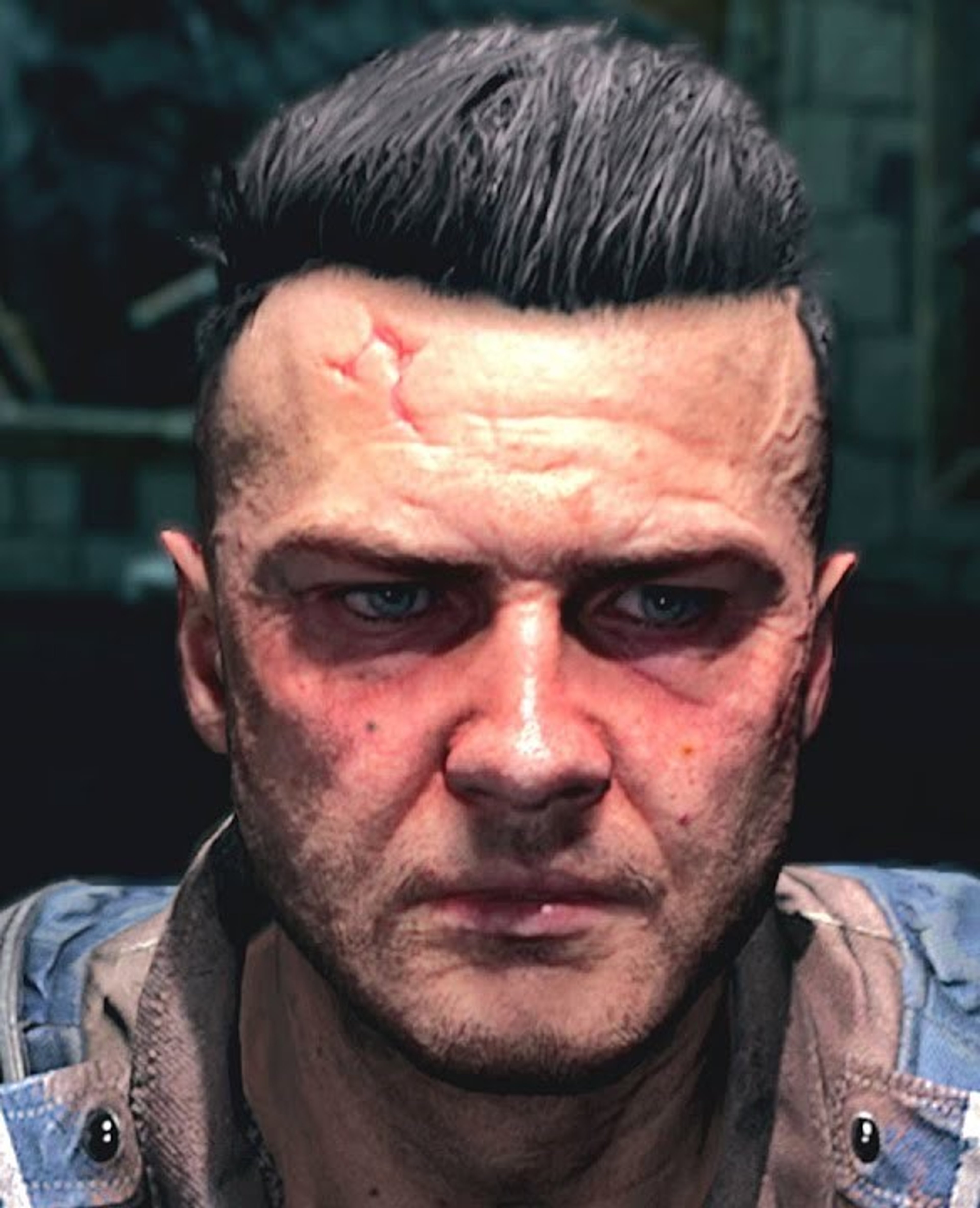 Military commander in post-apocalyptic urban setting