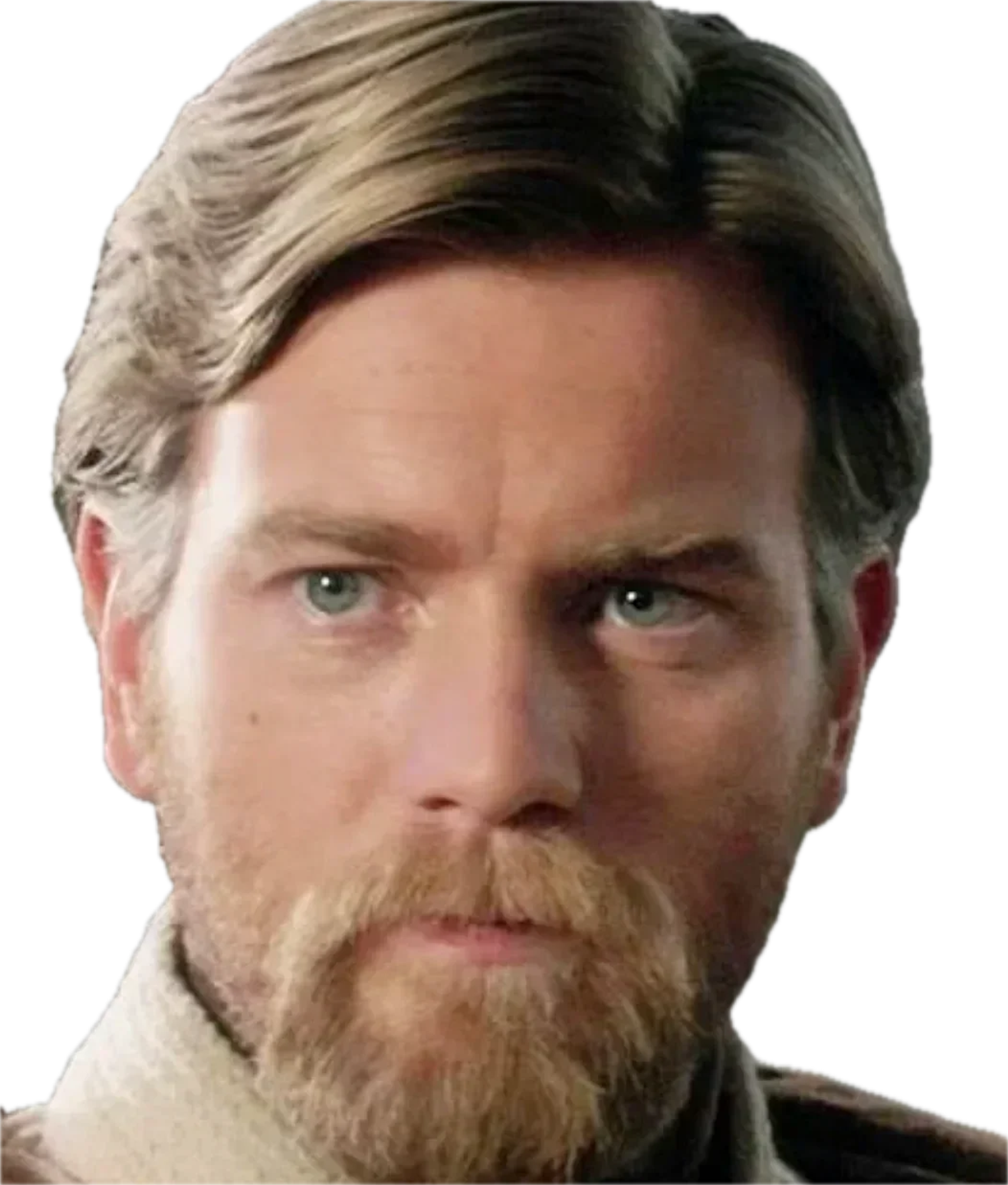 Trained as a Jedi from a young age by Qui-Gon Jinn,Became a Jedi Knight and took on Anakin Skywalker as his Padawan learner,Served as a General in the Clone Wars, leading clone troopers into battle against the Separatist Alliance,Survived Order 66 and went into hiding on Tatooine to watch over Luke Skywalker