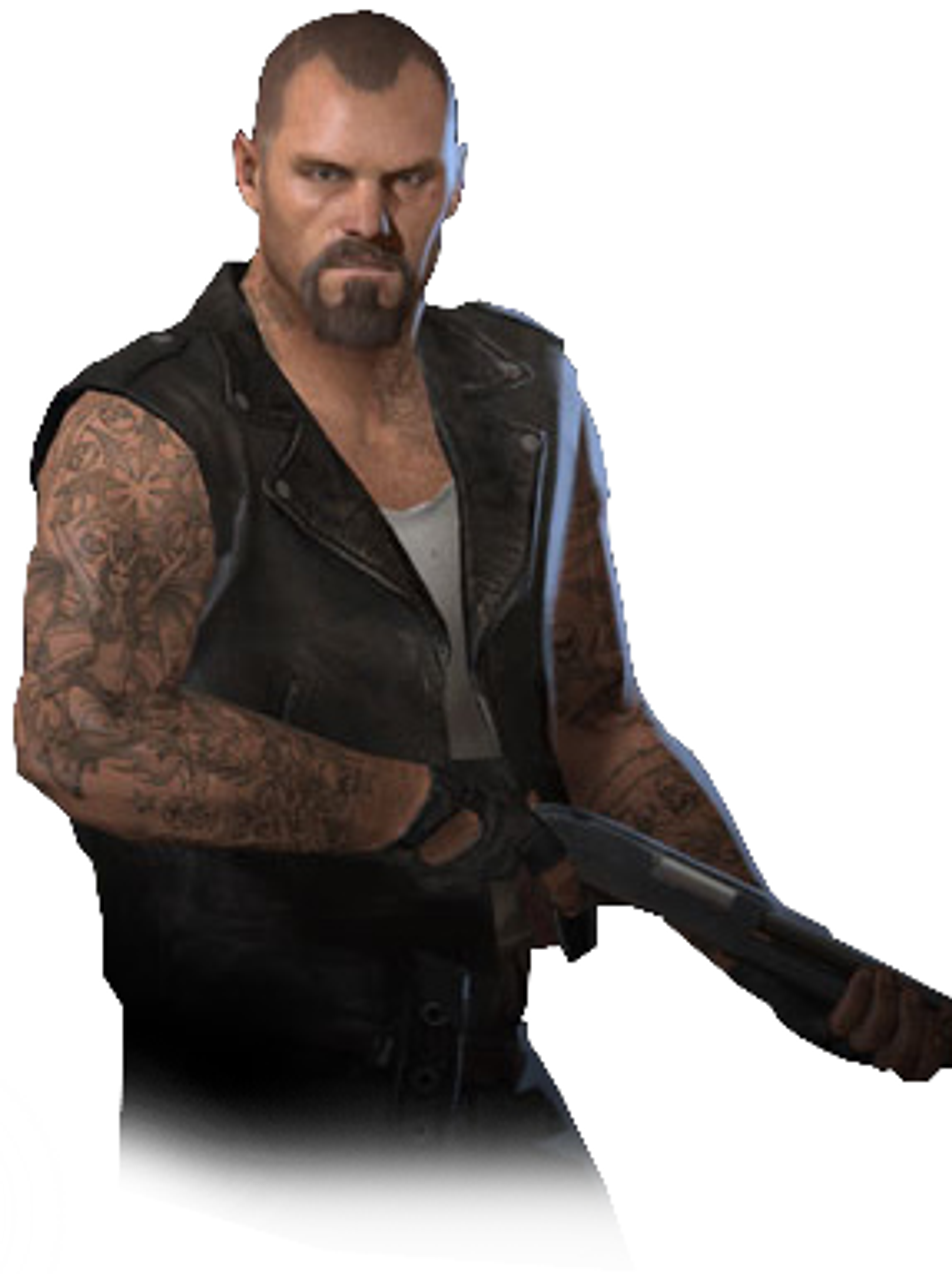 Tough biker from Left 4 Dead universe