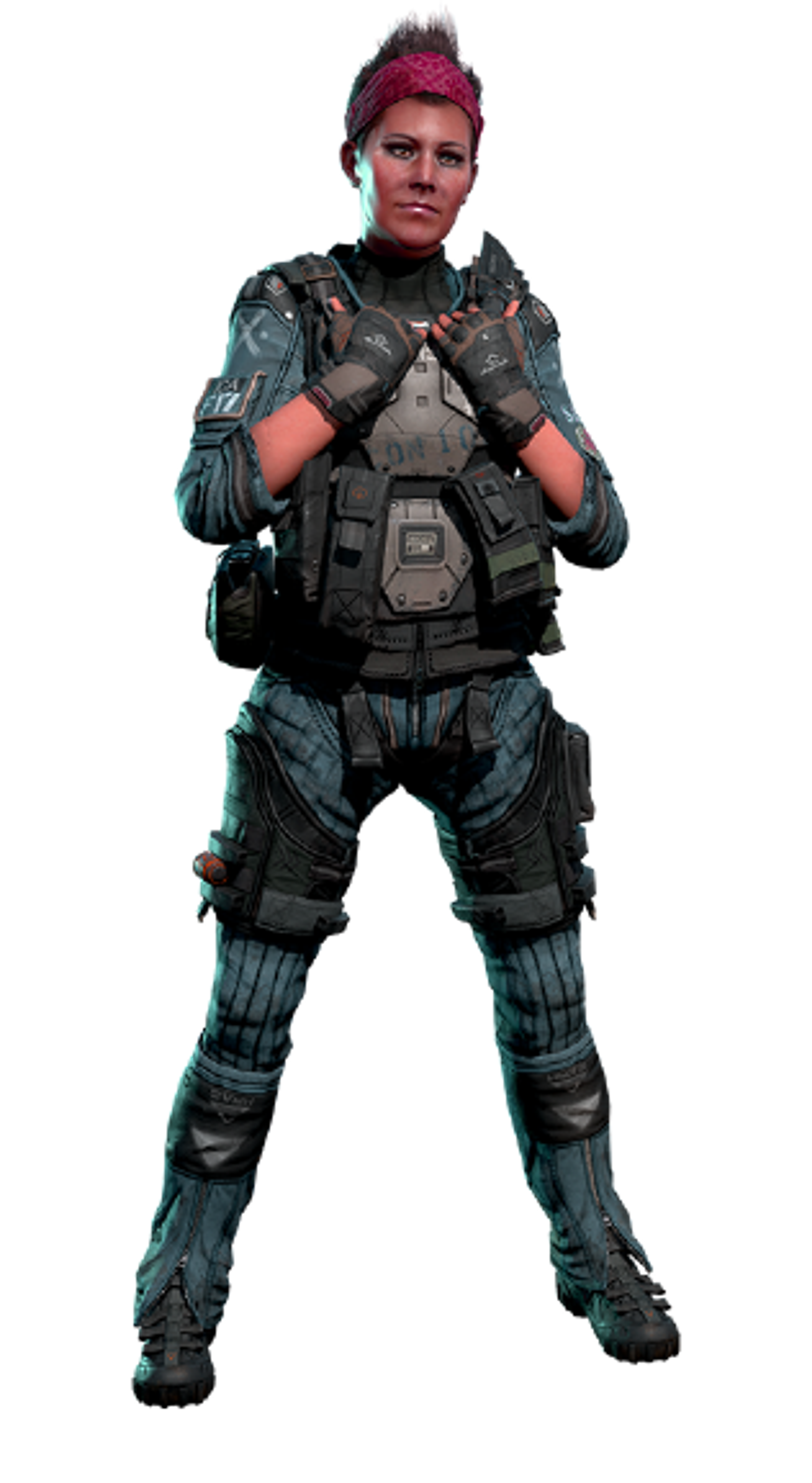 Military commander in tactical uniform