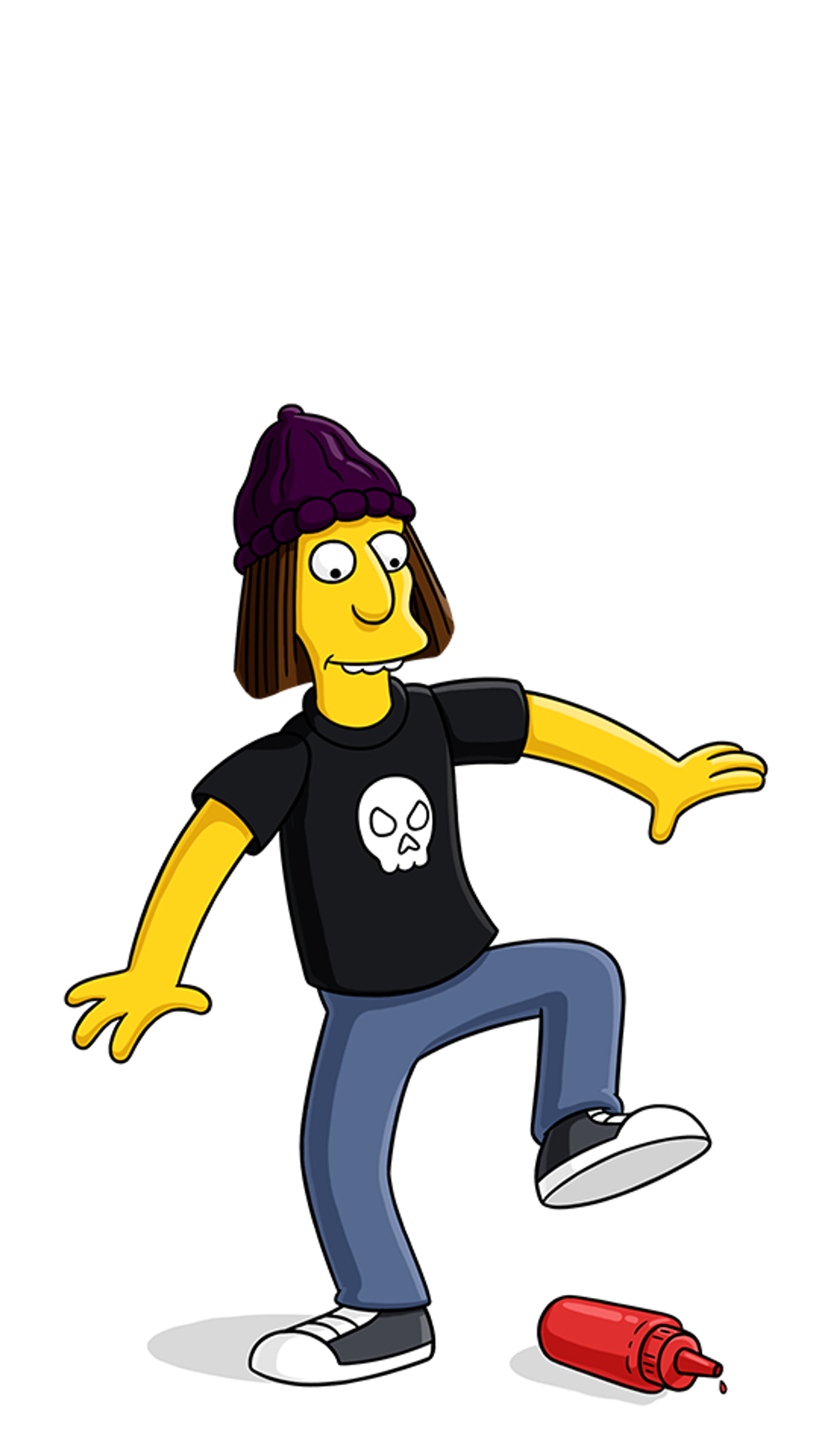 A cartoon character named Jimbo Jones, a rebellious student at Springfield Elementary School.