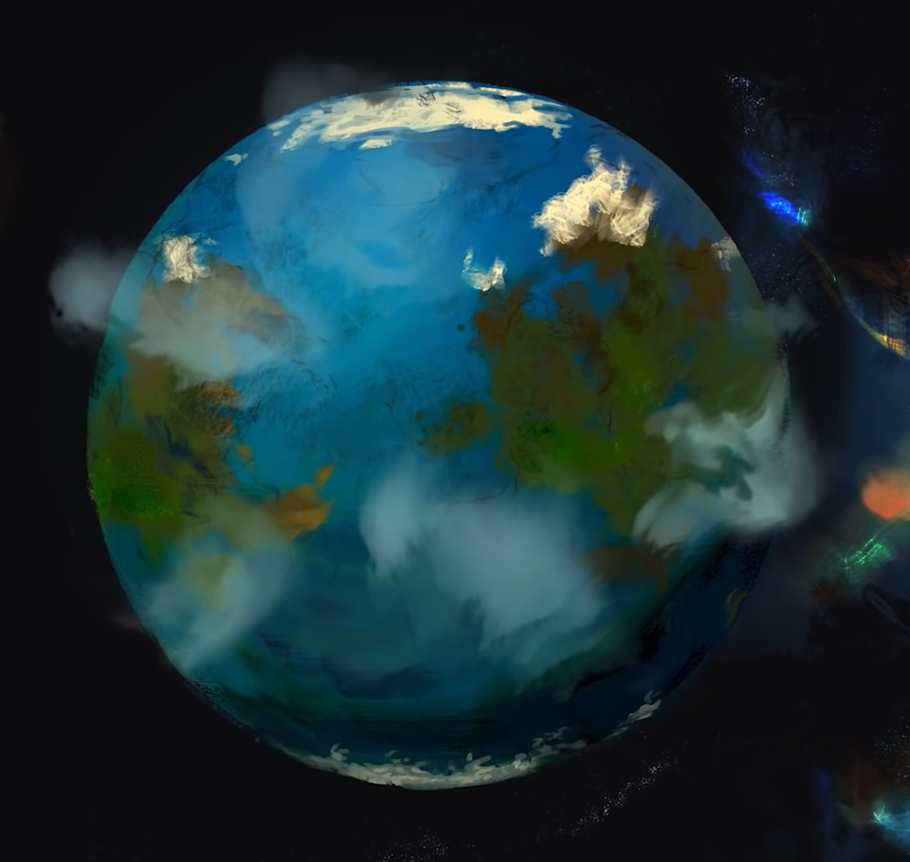 Drow spymaster in black leather armor with mismatched eyes