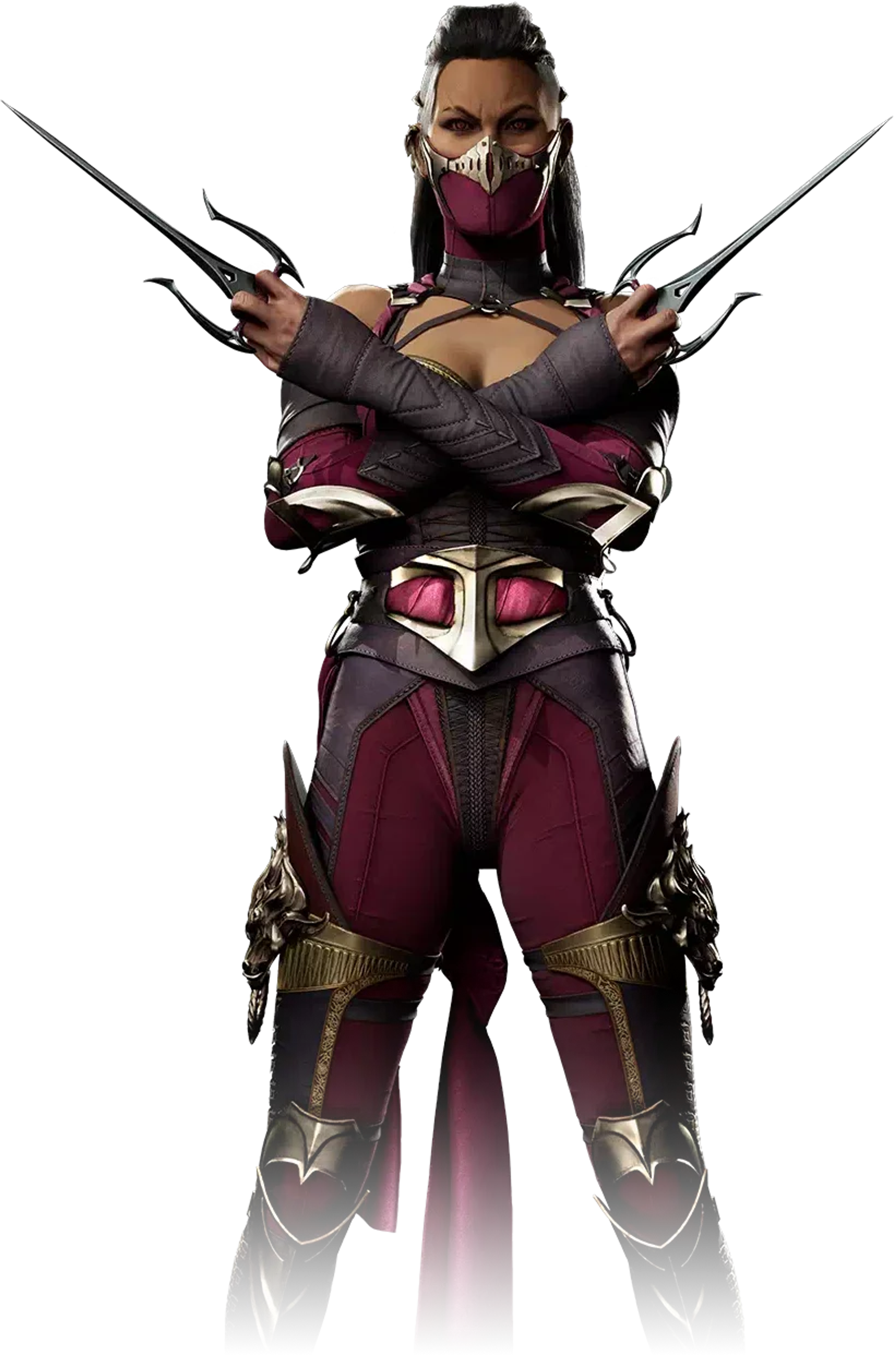 Was created by Shang Tsung through dark magic to serve as a weapon and decoy for Kitana,Struggles with her identity and purpose after being discarded by Shang Tsung,Became the fierce and powerful ruler of Outworld after defeating Kotal Kahn,Possesses a chaotic and unpredictable nature that drives both her strength and instability