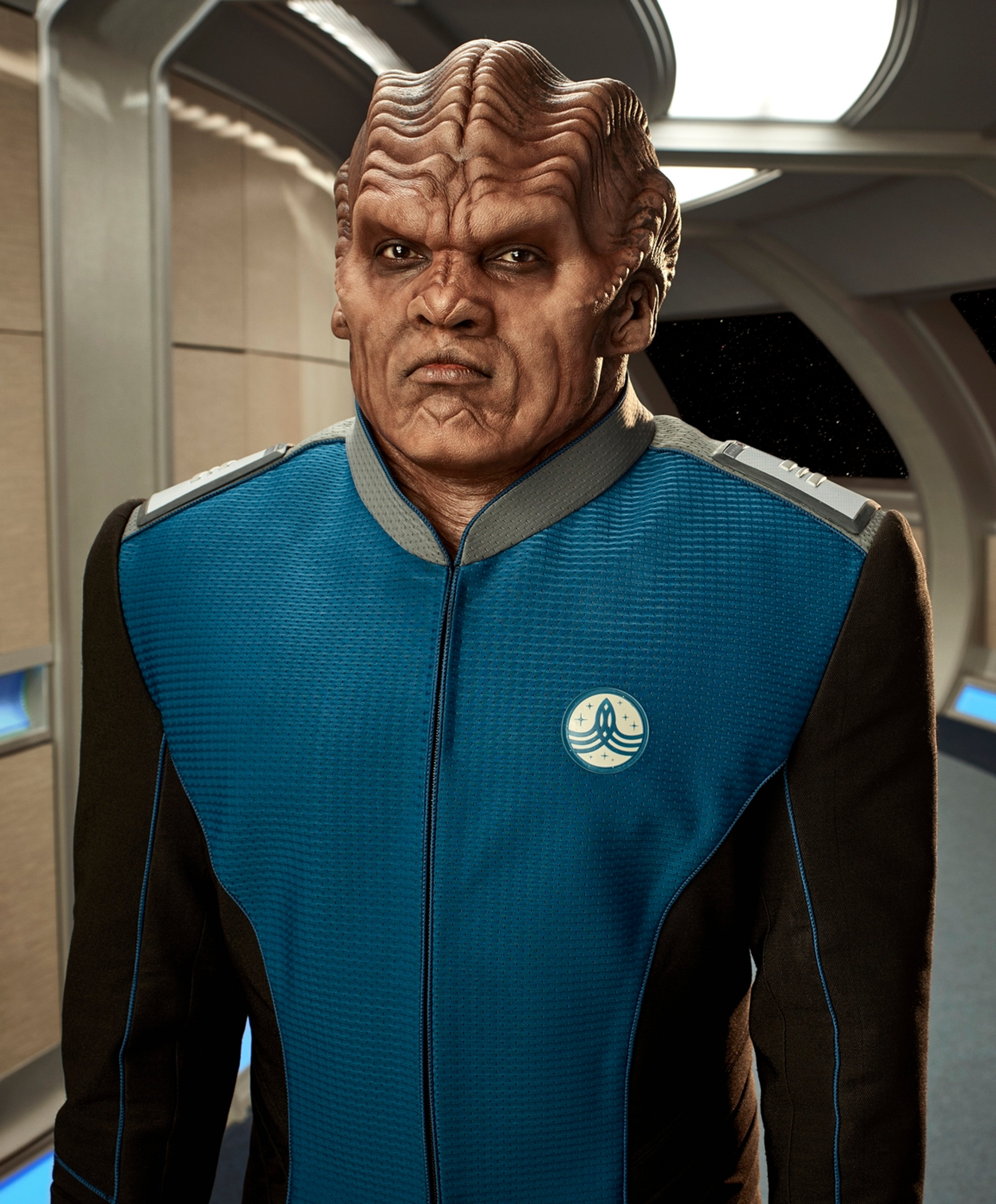 Bortus, a Moclan alien from The Orville