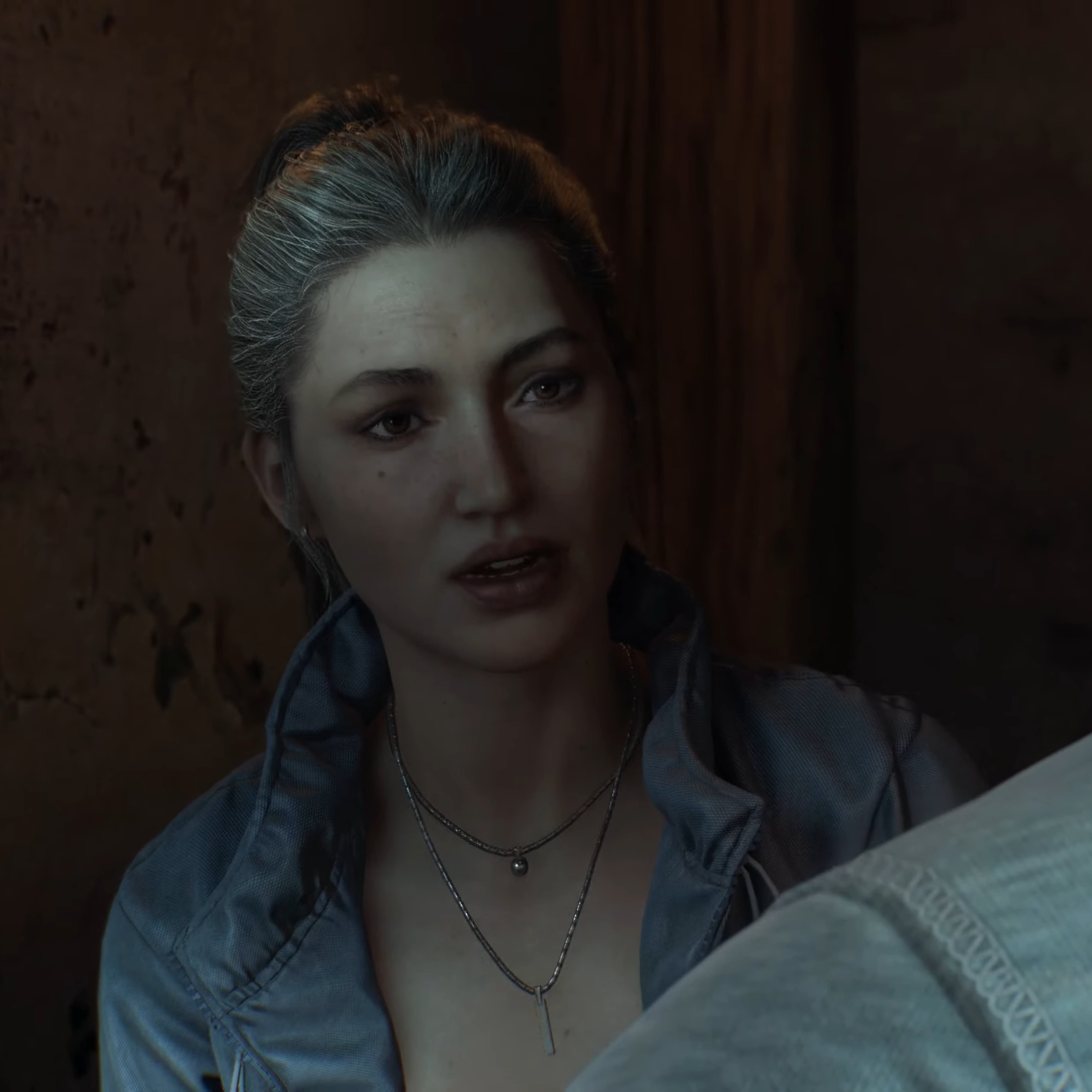 Post-apocalyptic survivor woman in Dying Light universe