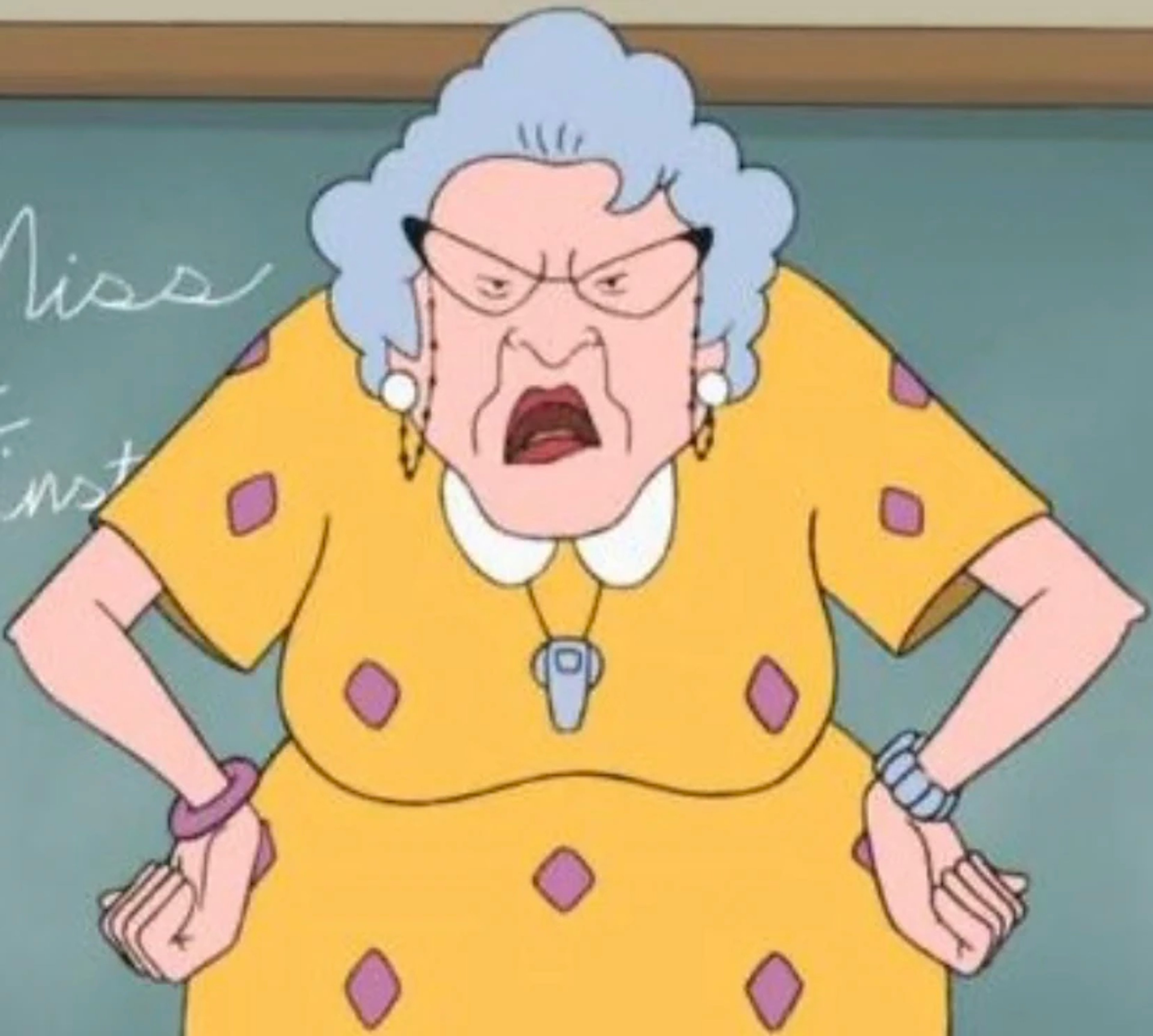 A picture of Ms. Finster