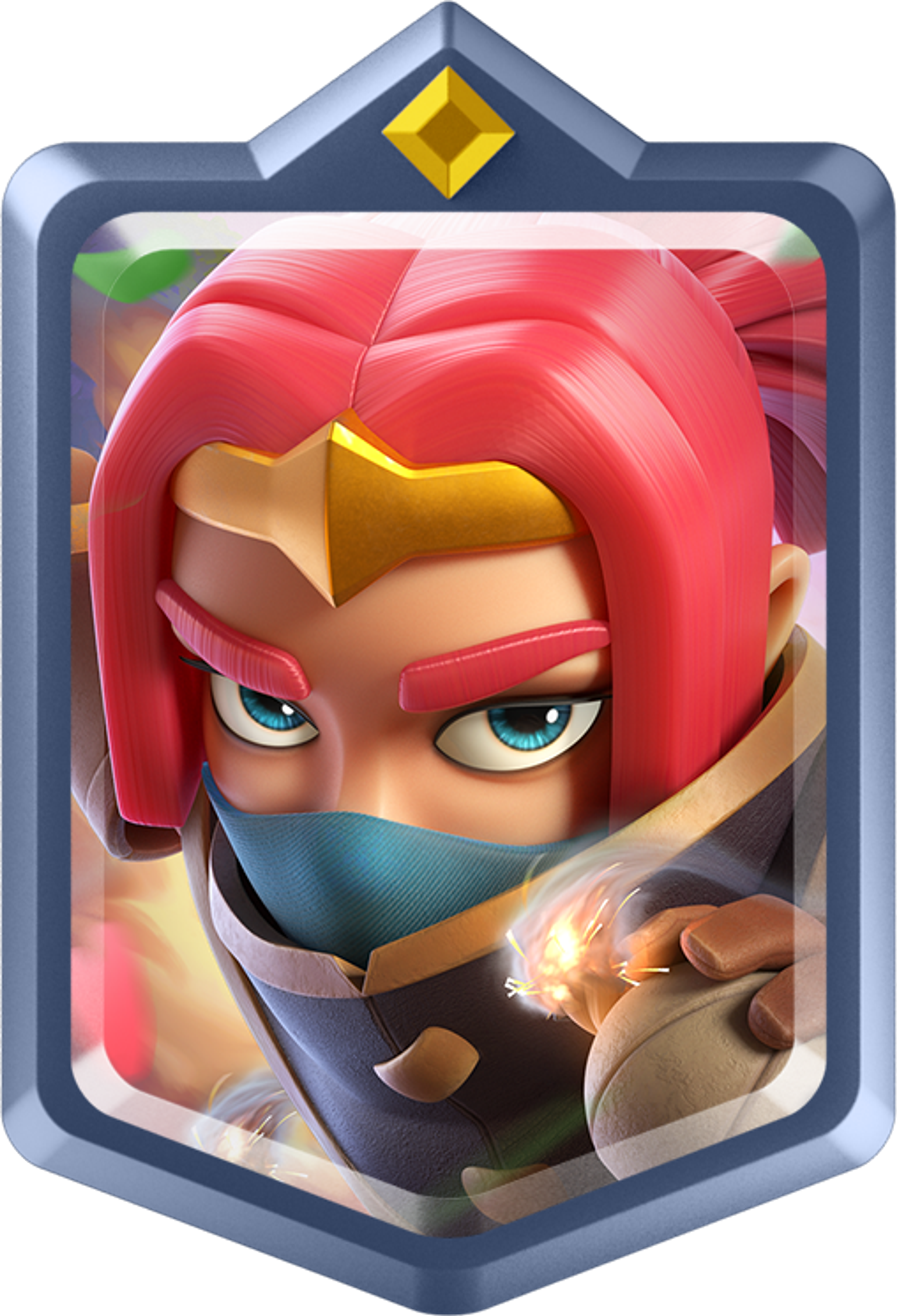 Boss Bandit, masked outlaw leader from Clash Royale