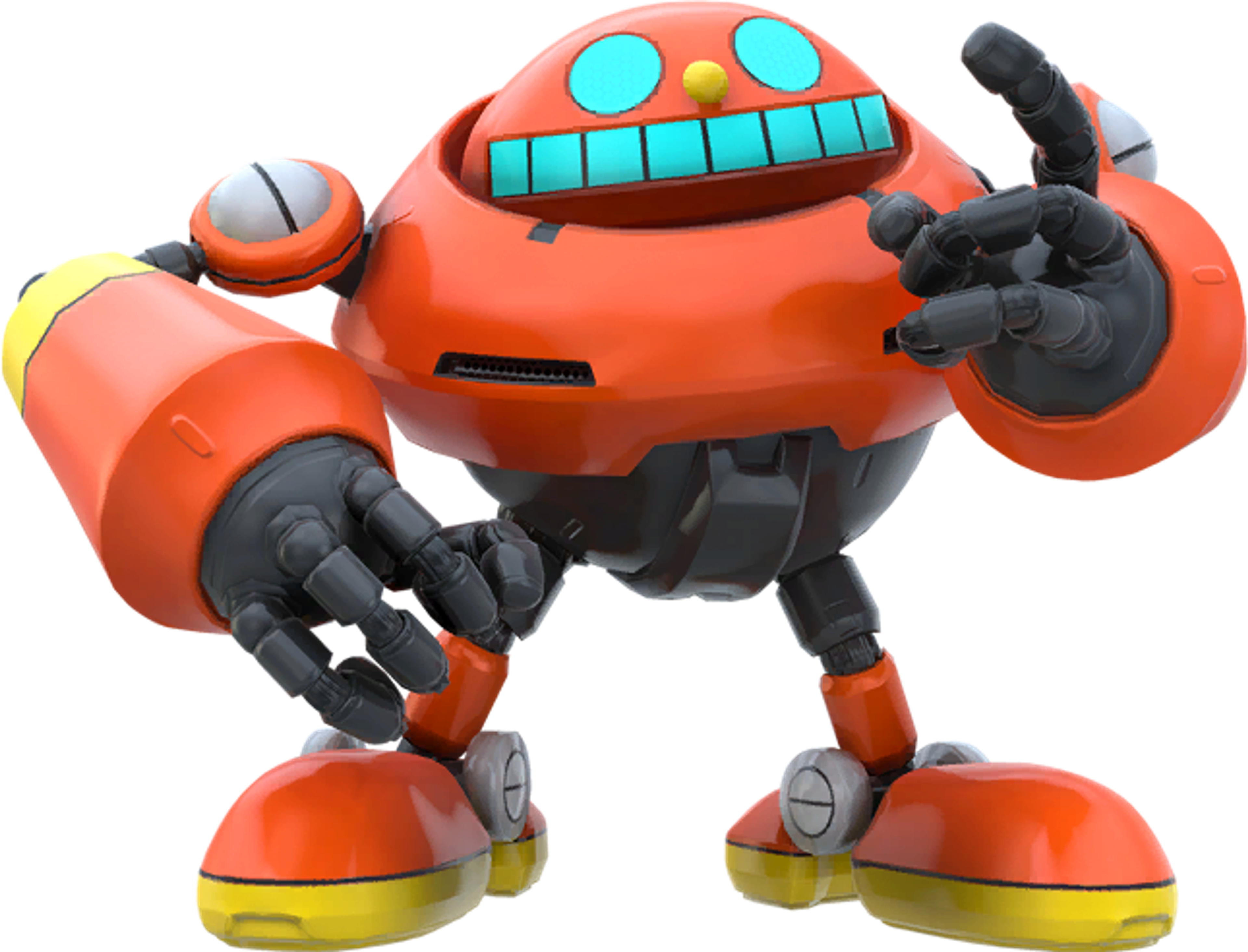 A detailed image of an Egg Pawn robot from the Sonic the Hedgehog universe.