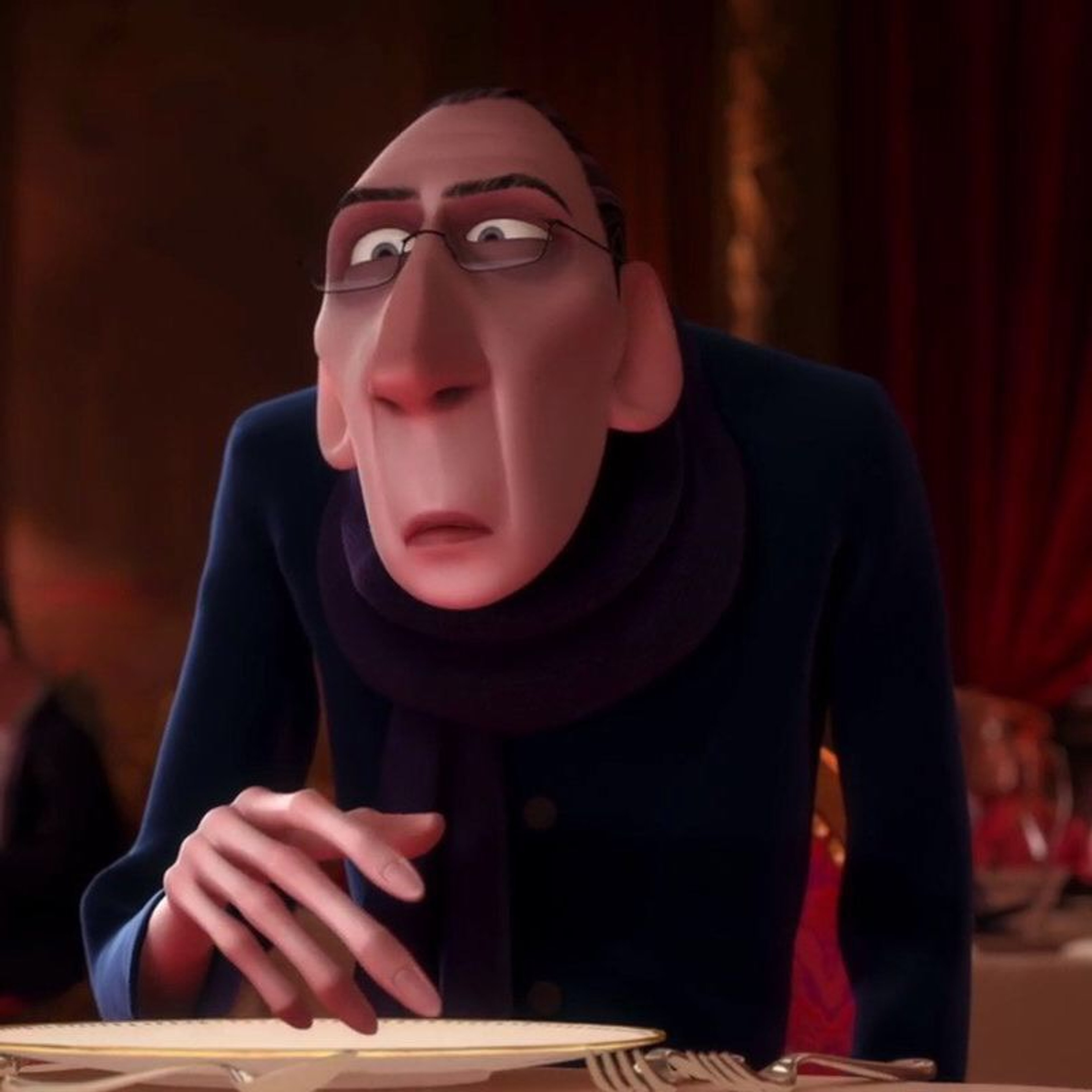 Anton Ego, food critic from Ratatouille